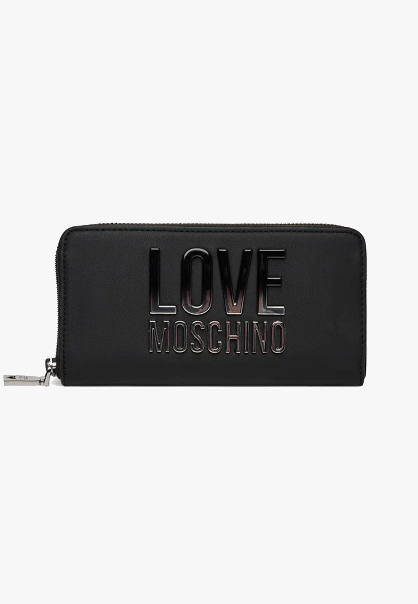 LOVE MOSCHINO - Portafoglio Zip Around Nuance Nero