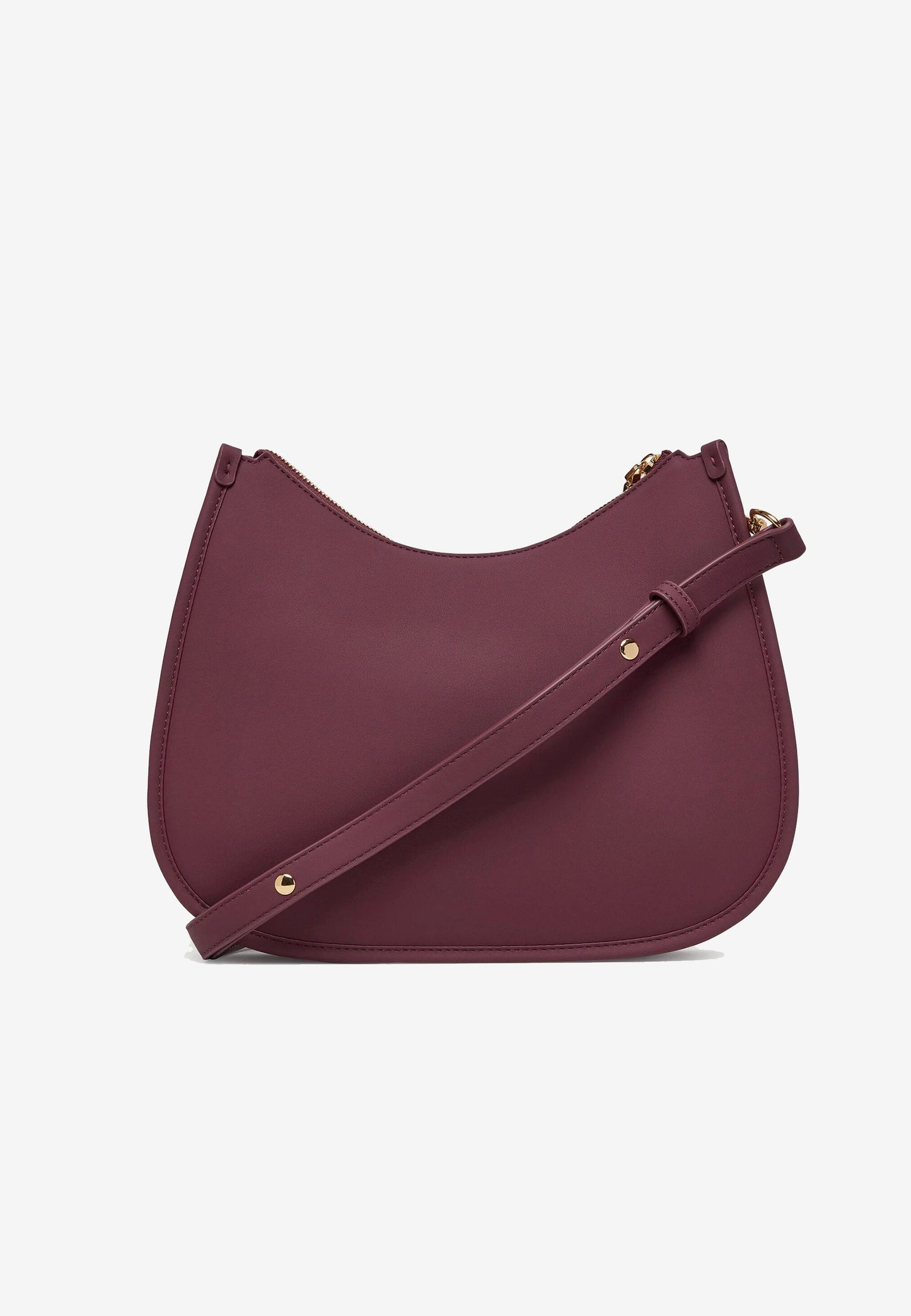 LOVE MOSCHINO - Borsa A Spalla Lettering Soft Touch Vino