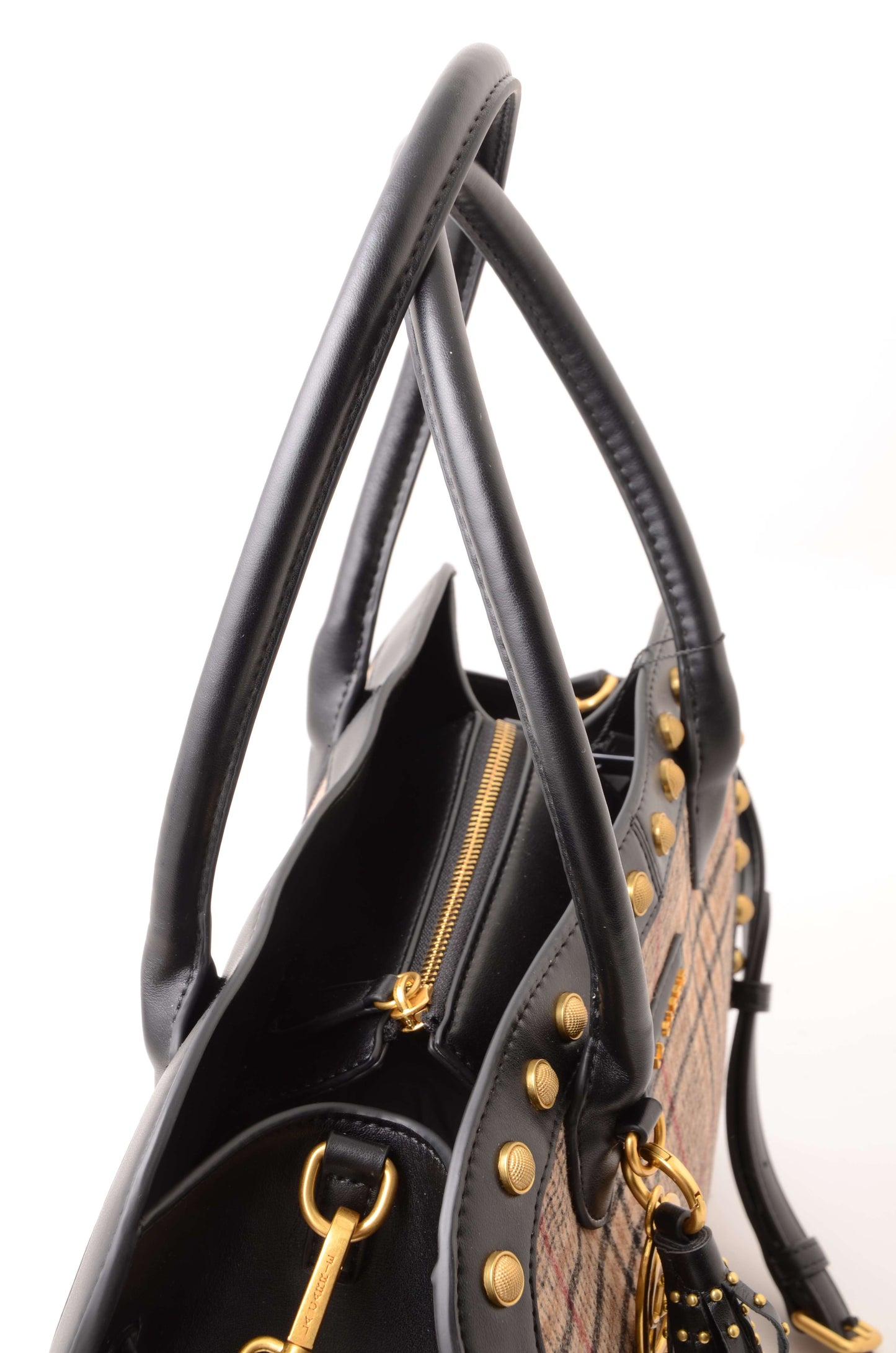 LA CARRIE - Shopping Bag Scottish Combi Beige