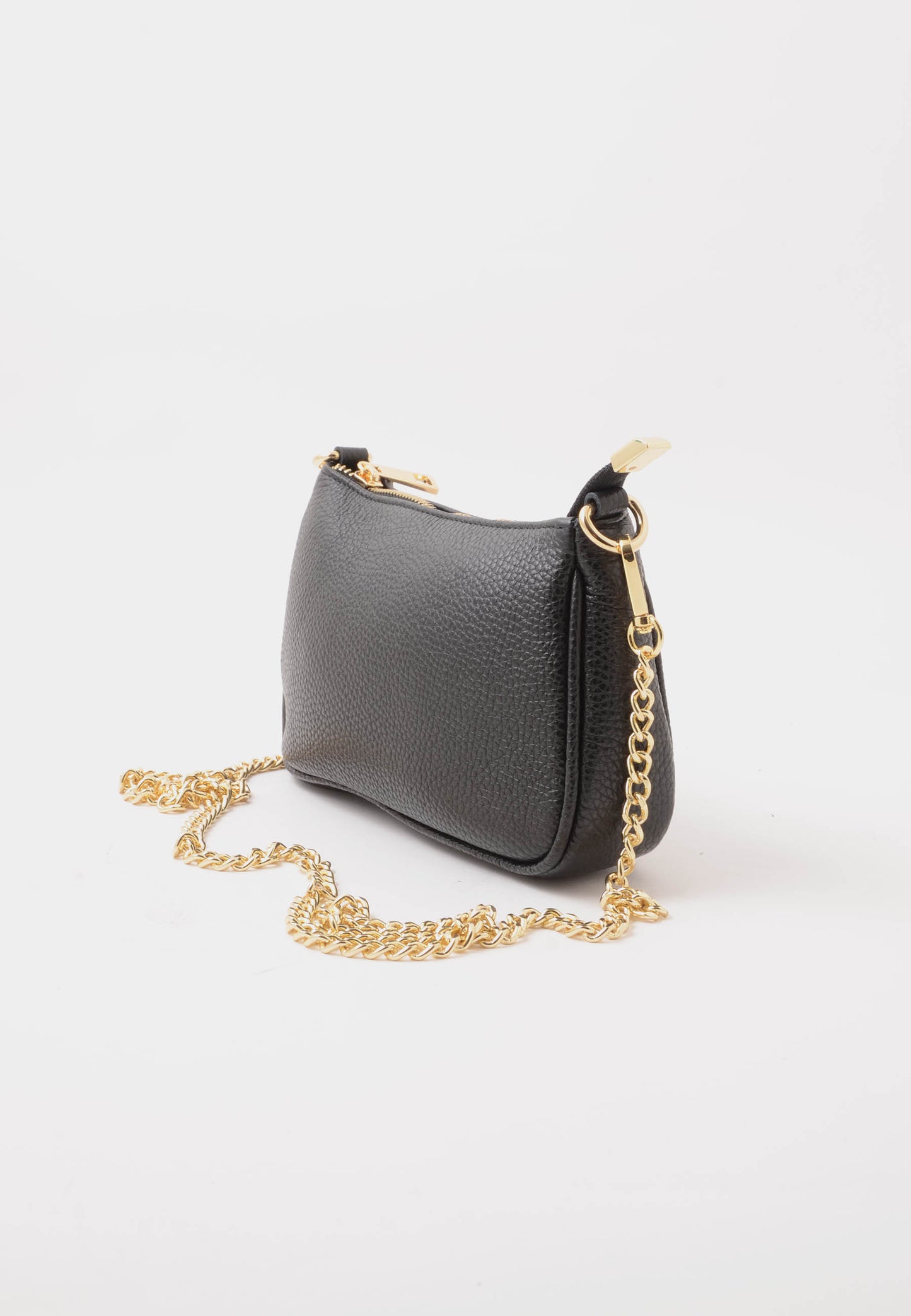 NUNZIA - Borsetta Vera Pelle ALICE Nero