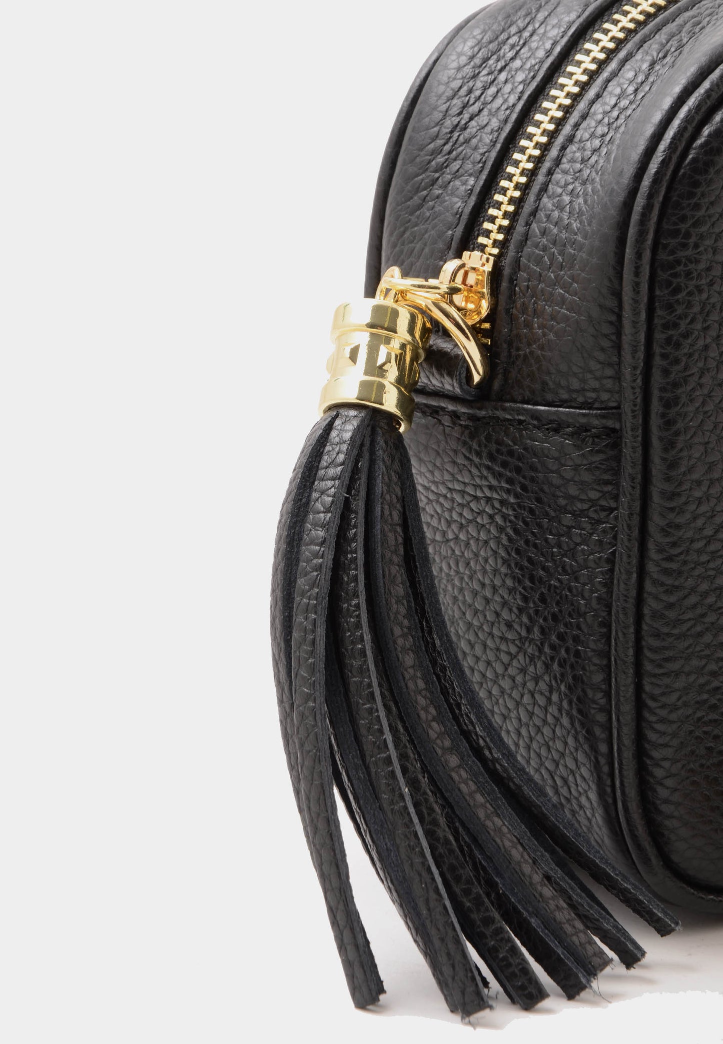 NUNZIA - Crossbody Vera Pelle CAMILLA Nero