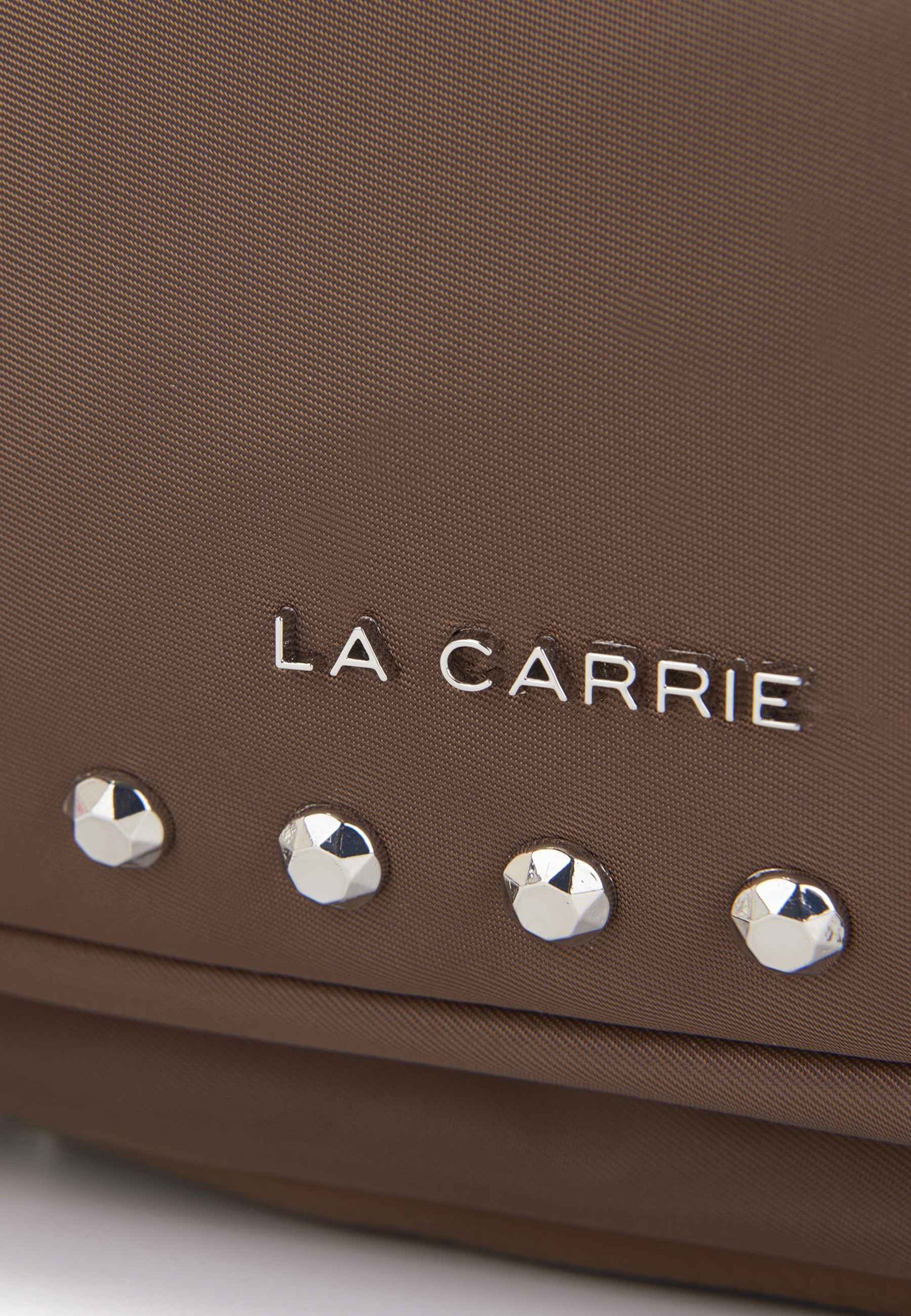 LA CARRIE - Secchiello Dark Nylon Borchie Mocha