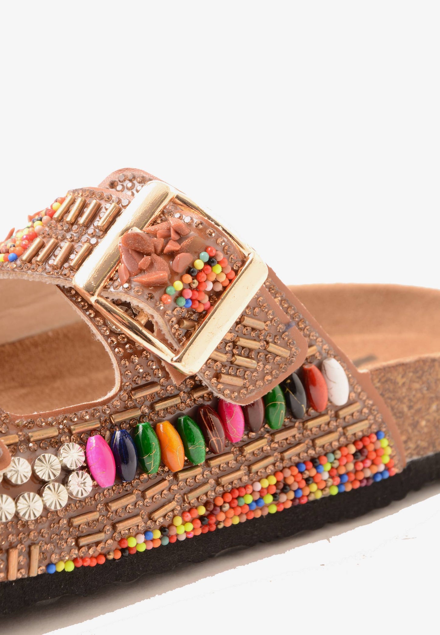 GOLD&GOLD - Ciabatta Perline Multicolor