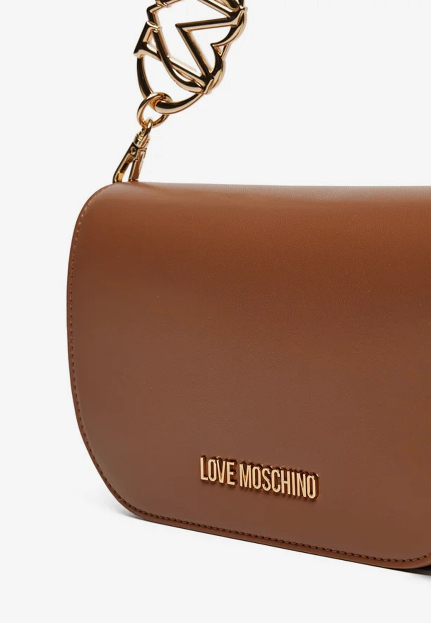 LOVE MOSCHINO - Borsetta A Spalla Cuore Cammello