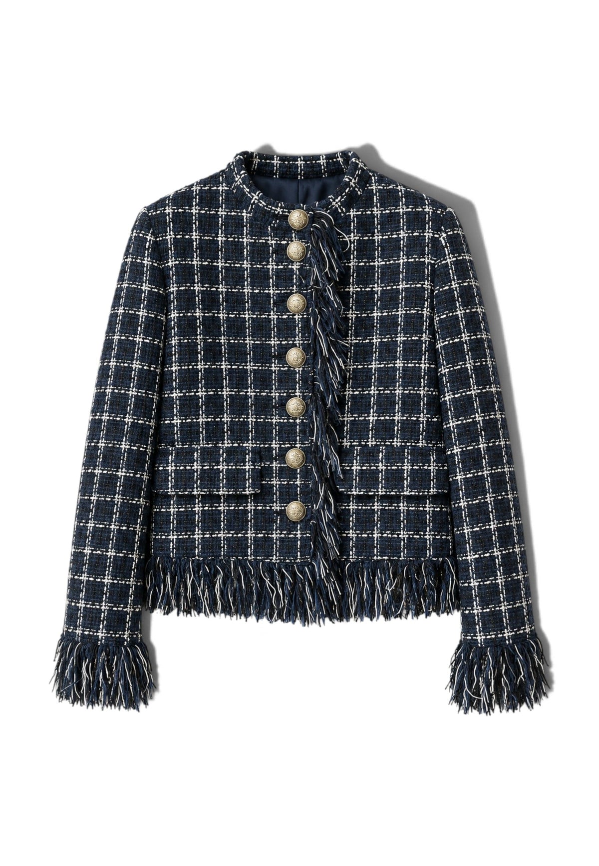 MOTEL - Giacca In Tweed Blu