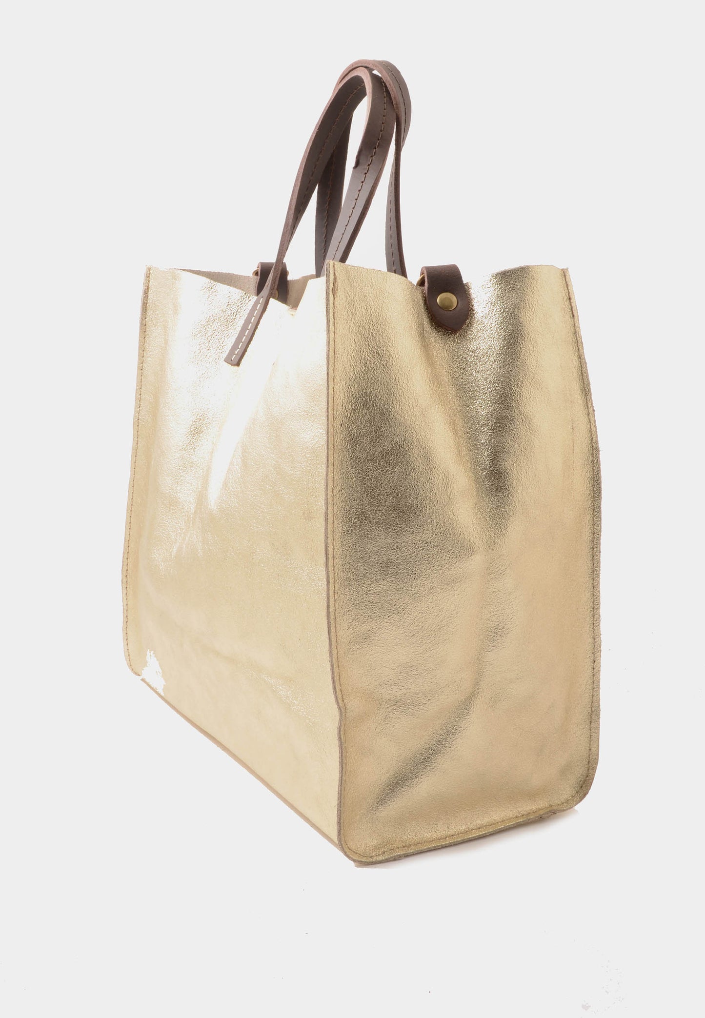 NUNZIA - Tote Bag Laminato SOFIA Oro