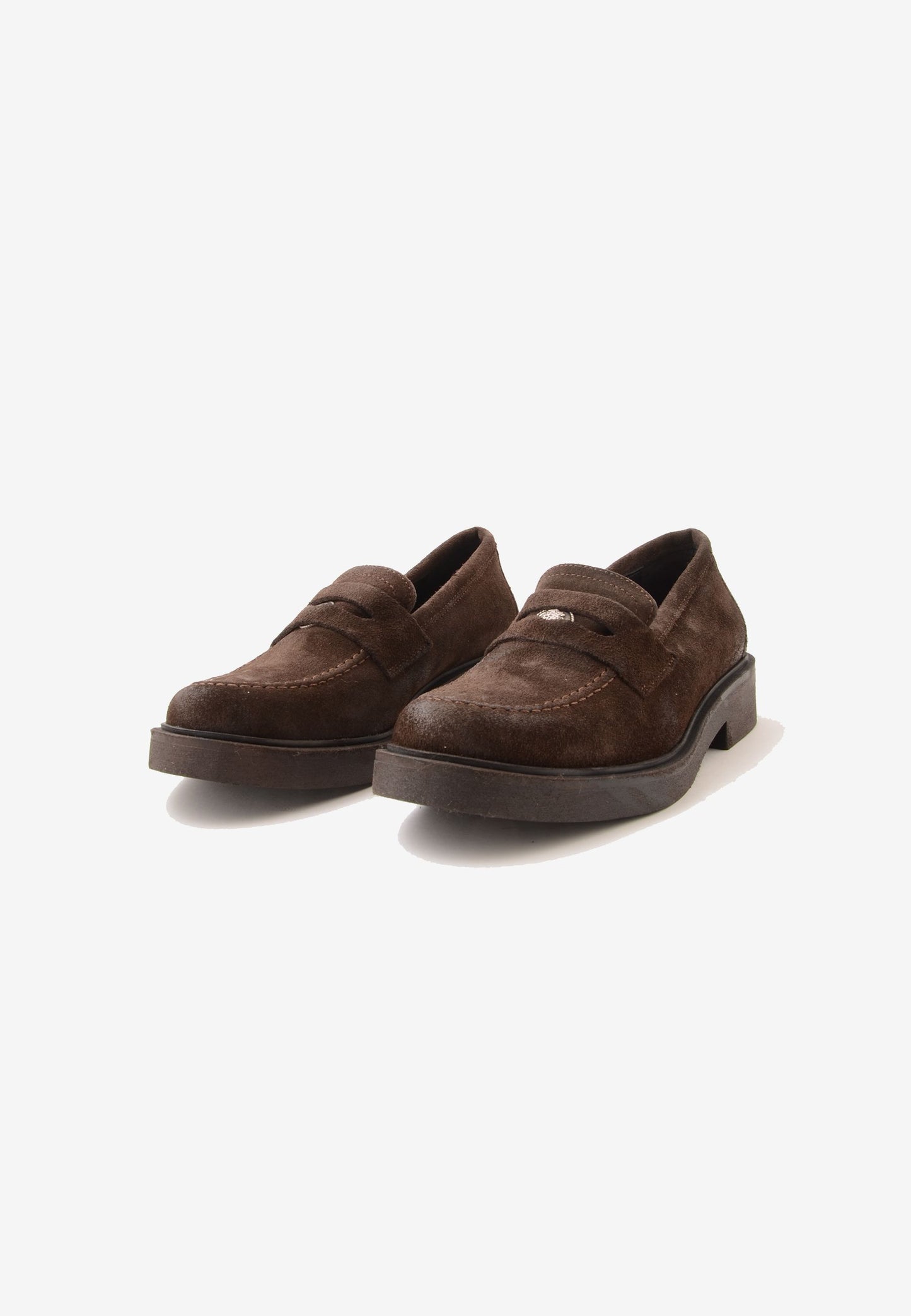 DIVINE FOLLIE - Mocassino Scamosciato Mocha