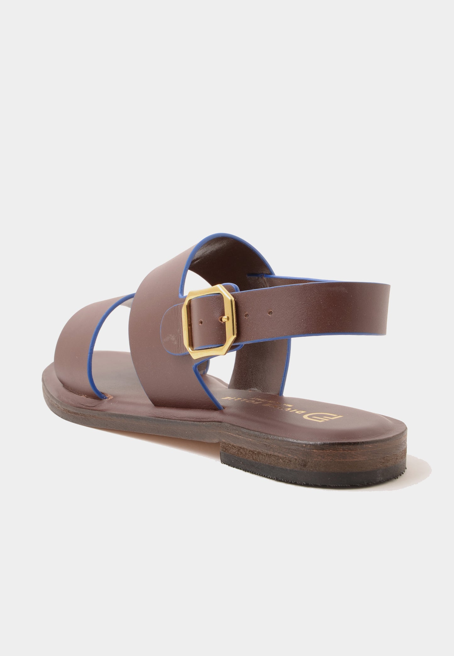 DIVINE FOLLIE - Sandalo Doppia Fascia Moro