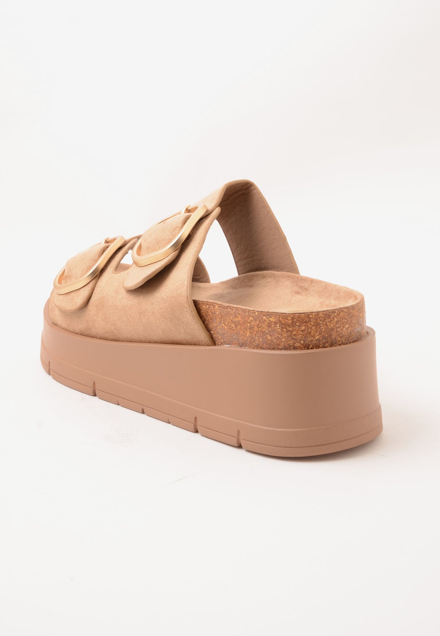 GOLD&GOLD - Ciabatta Zeppa Beige
