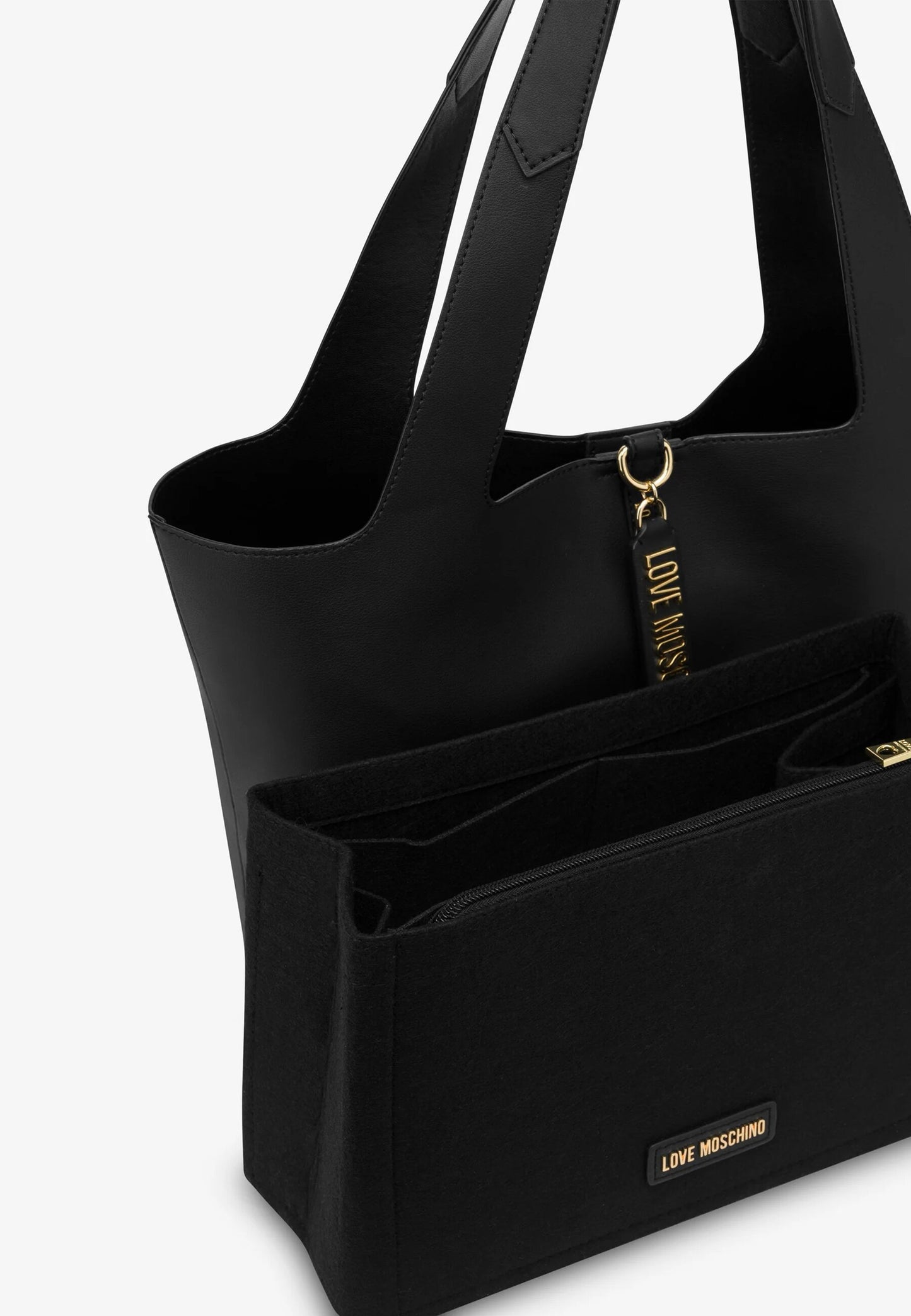 LOVE MOSCHINO - Shopper Morbida Nero