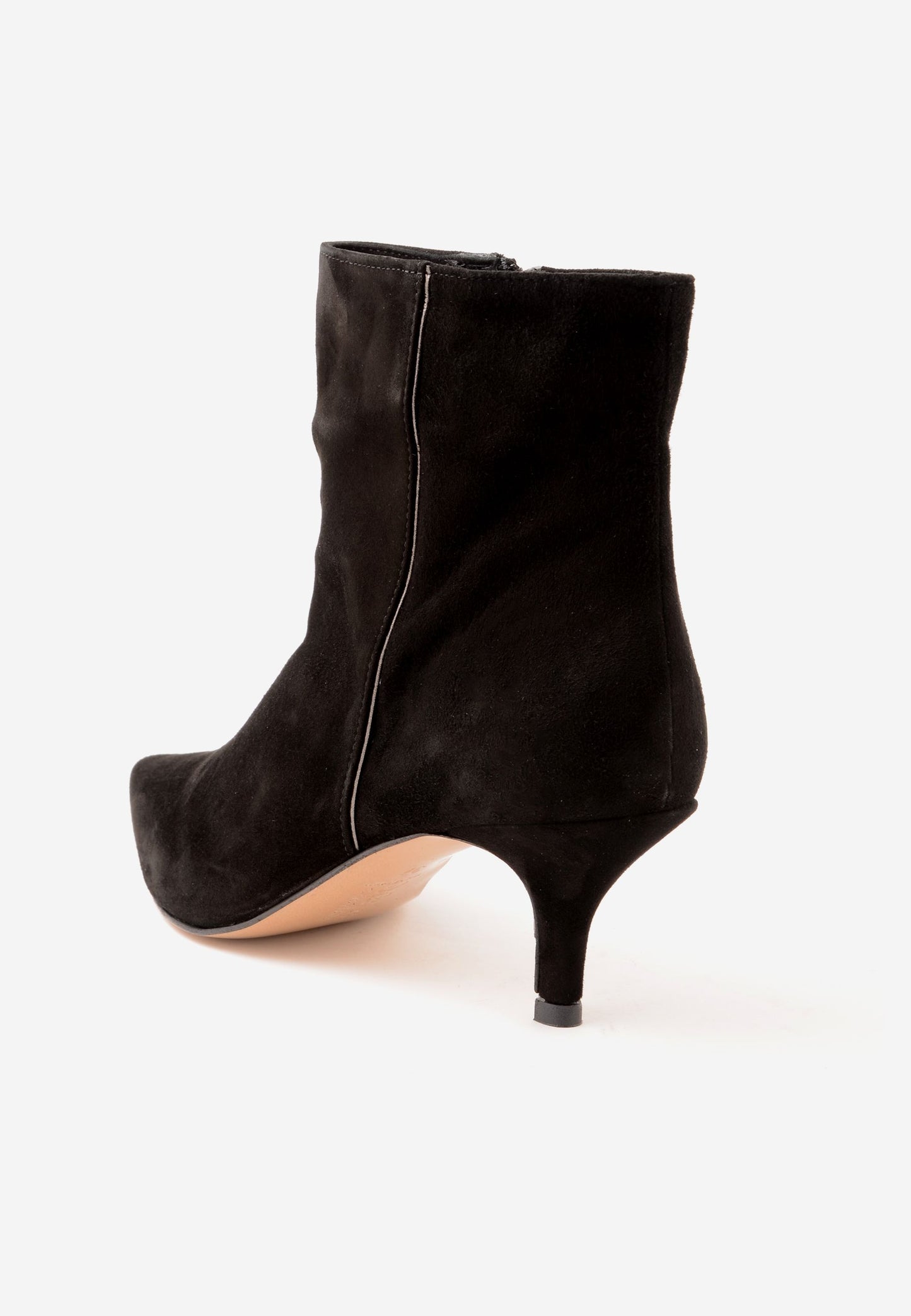 DIVINE FOLLIE - Stivaletto Con Zip Camoscio Nero