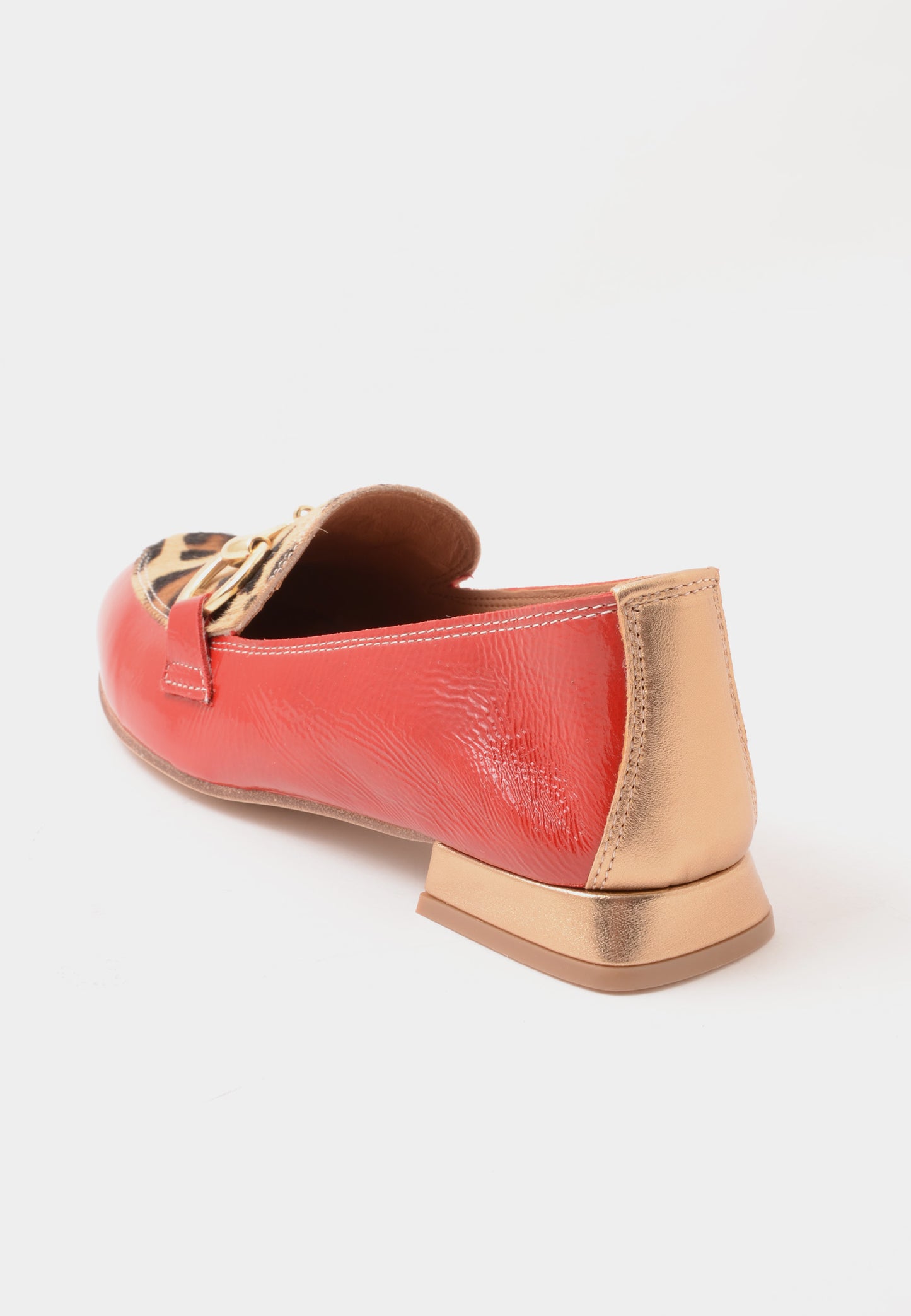 DIVINE FOLLIE - Mocassino Morsetto Maculato Rosso