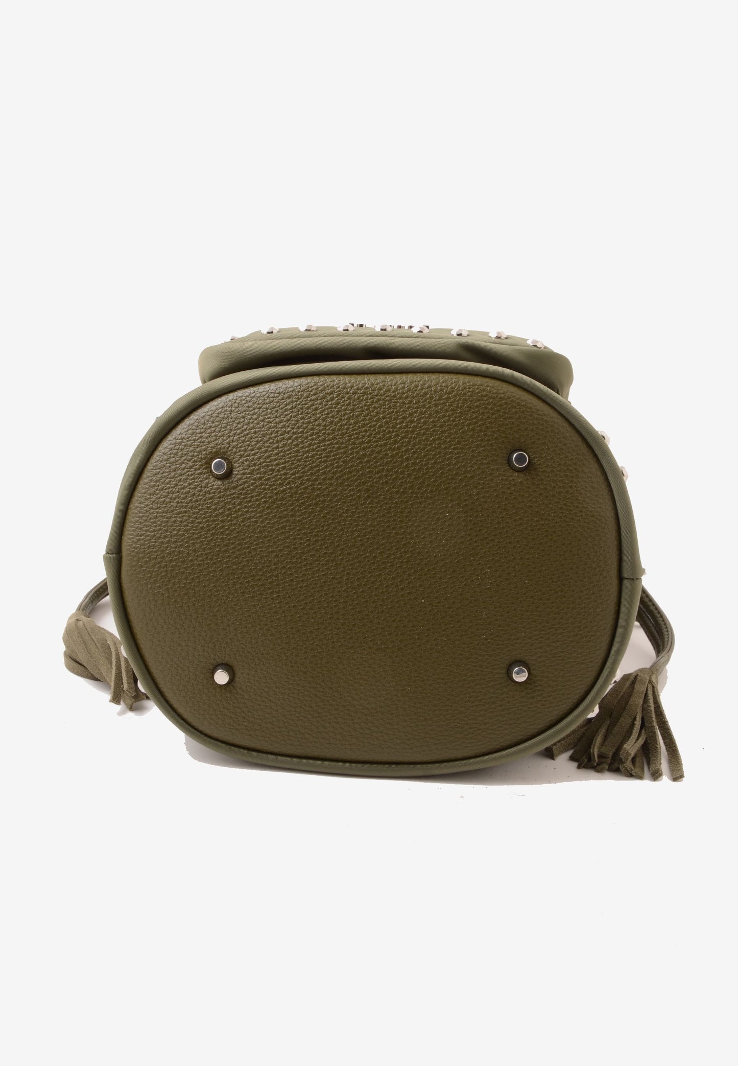 LA CARRIE - Secchiello Dark Nylon Borchie Oliva
