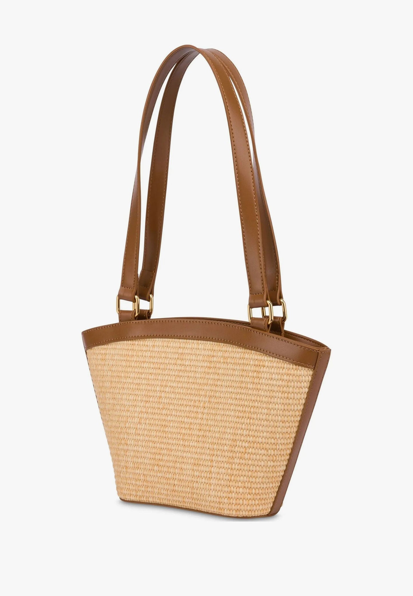 LOVE MOSCHINO - Borsetta In Paglia Cammello