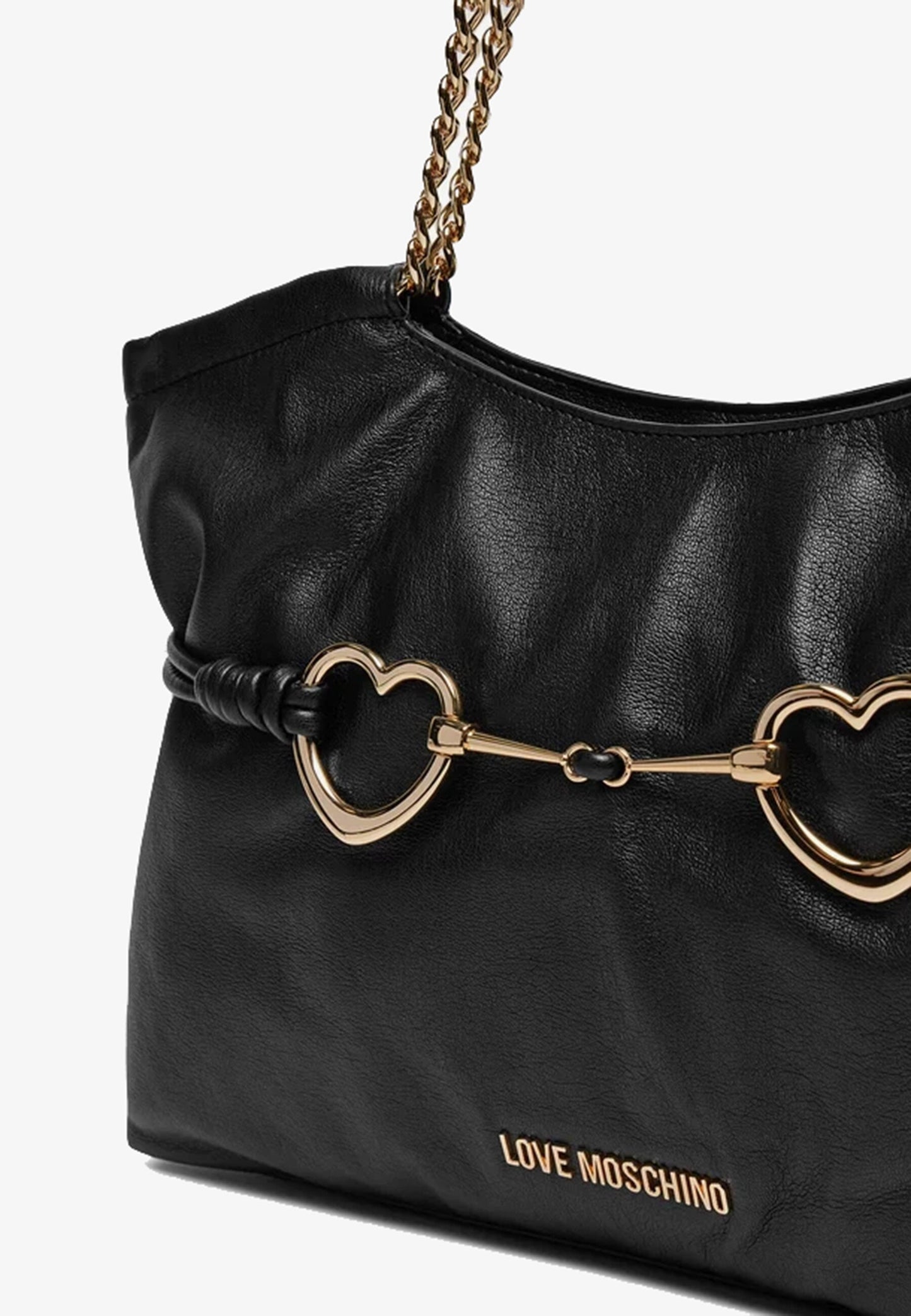 LOVE MOSCHINO - Shopping Bag Double Love Nero