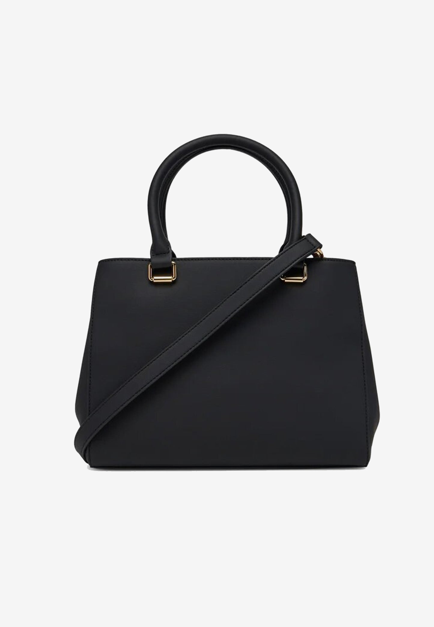 LOVE MOSCHINO - Borsa A Mano Lettering Soft Touch Nero