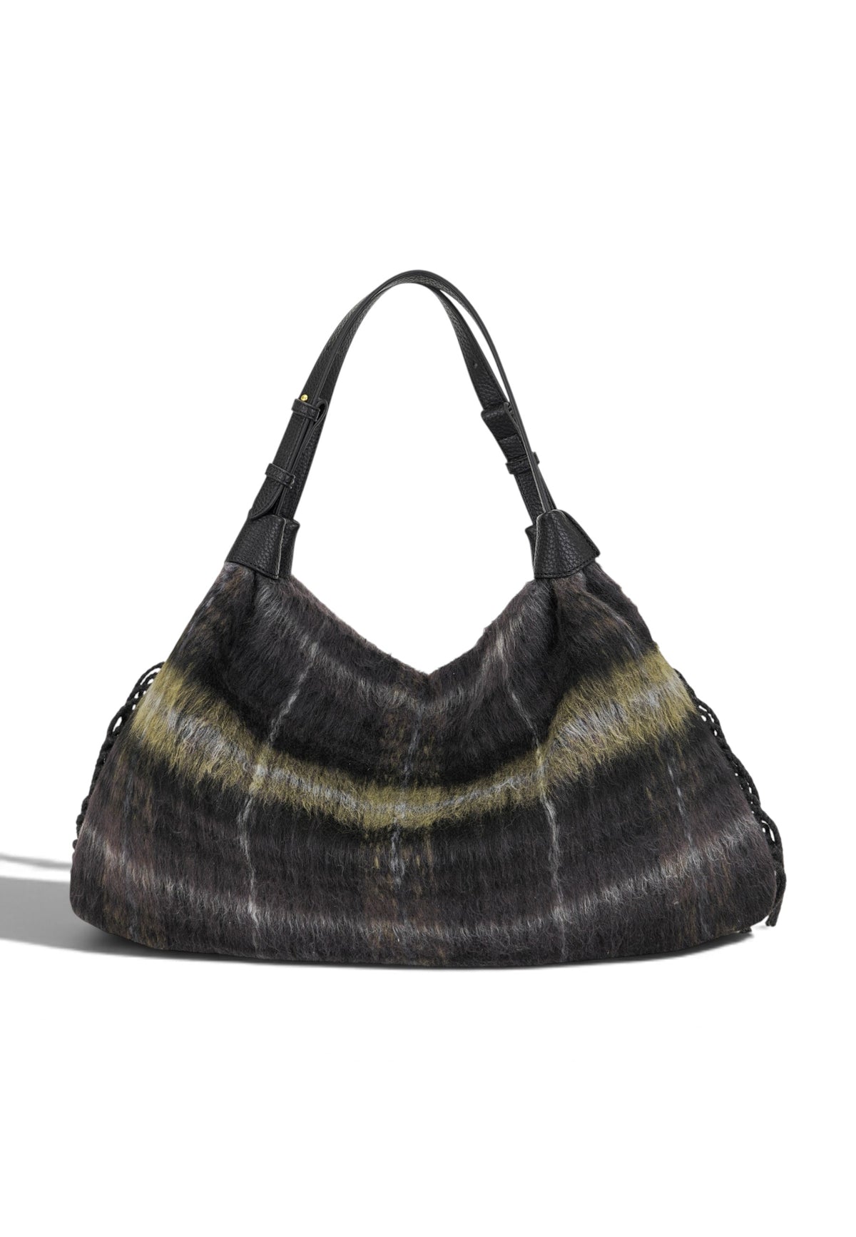 LA CARRIE - Borsa Shopper Kerala Tartan Nero