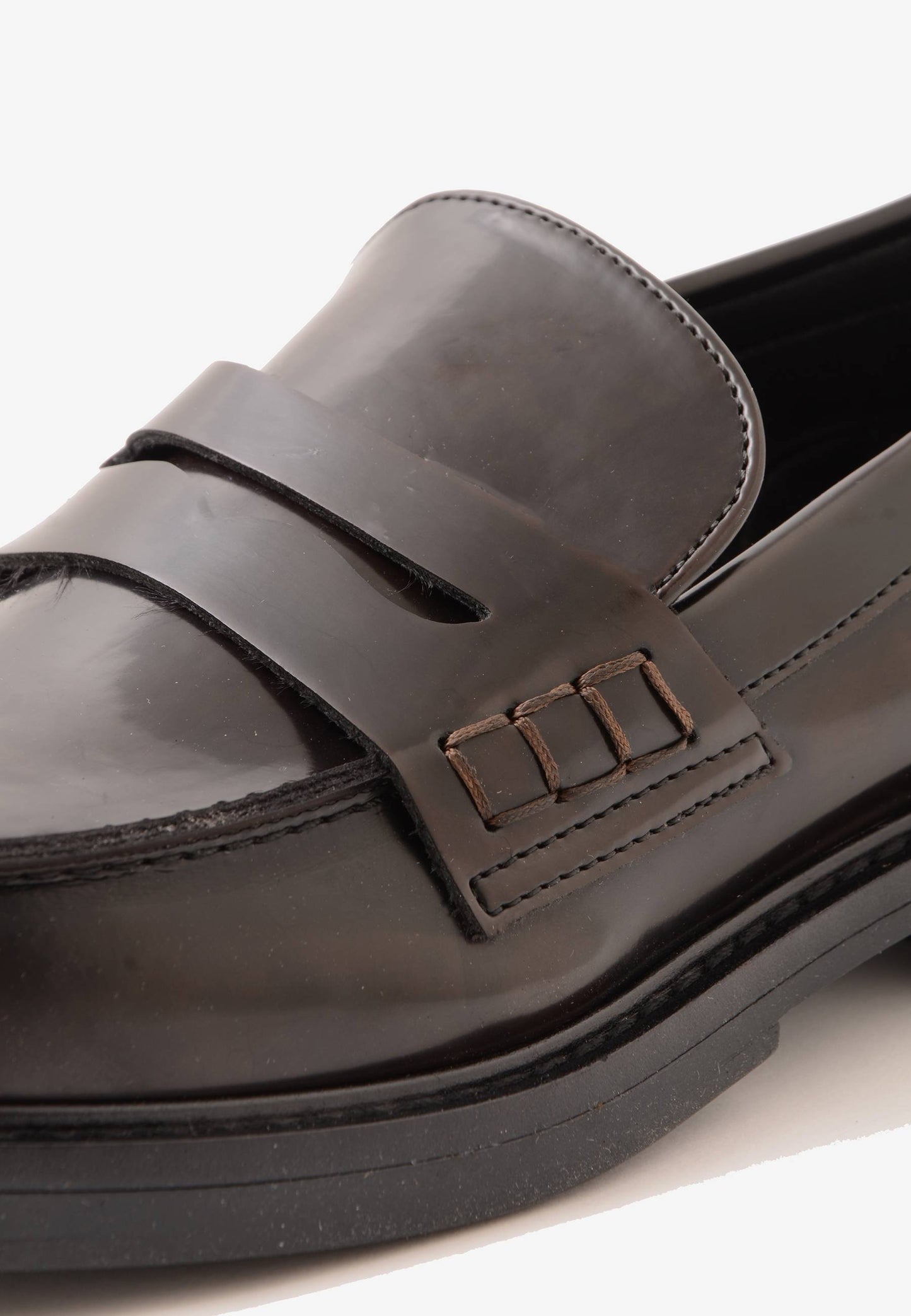 DIVINE FOLLIE - Mocassino Spazzolato Moro