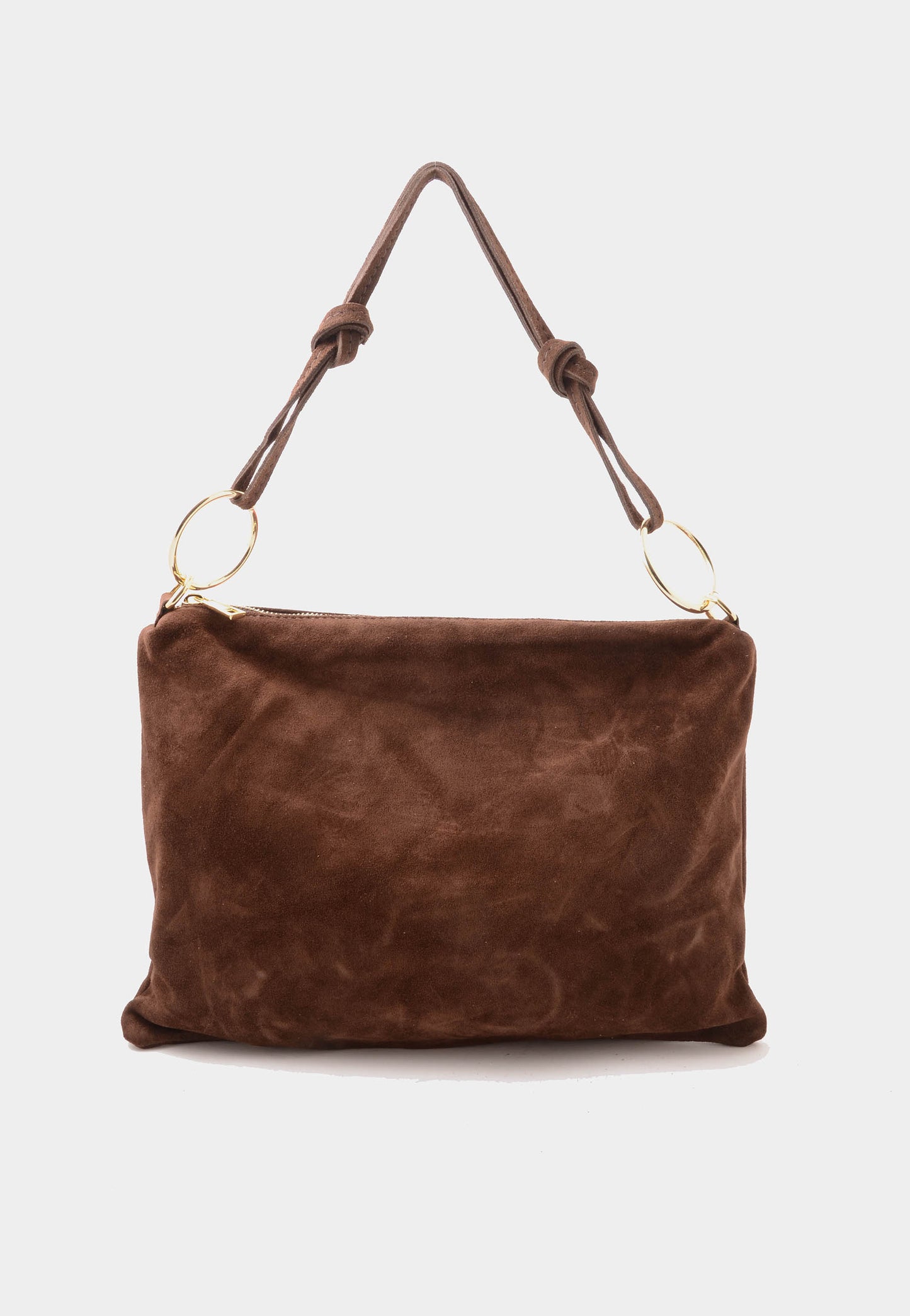 NUNZIA - Borsa In Camoscio AURORA Mocha