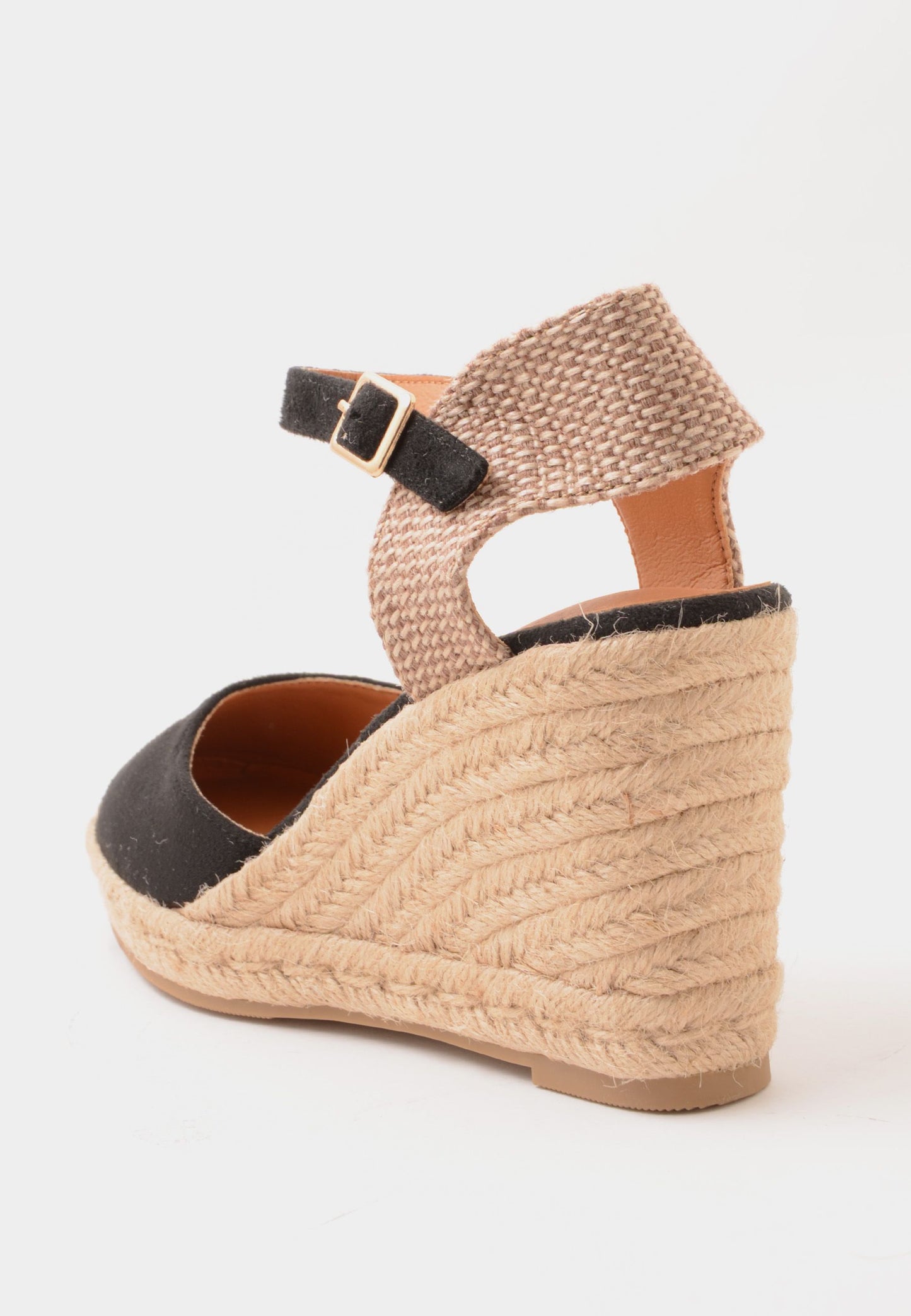 DIVINE FOLLIE - Espadrillas Zeppa Camoscio Nero