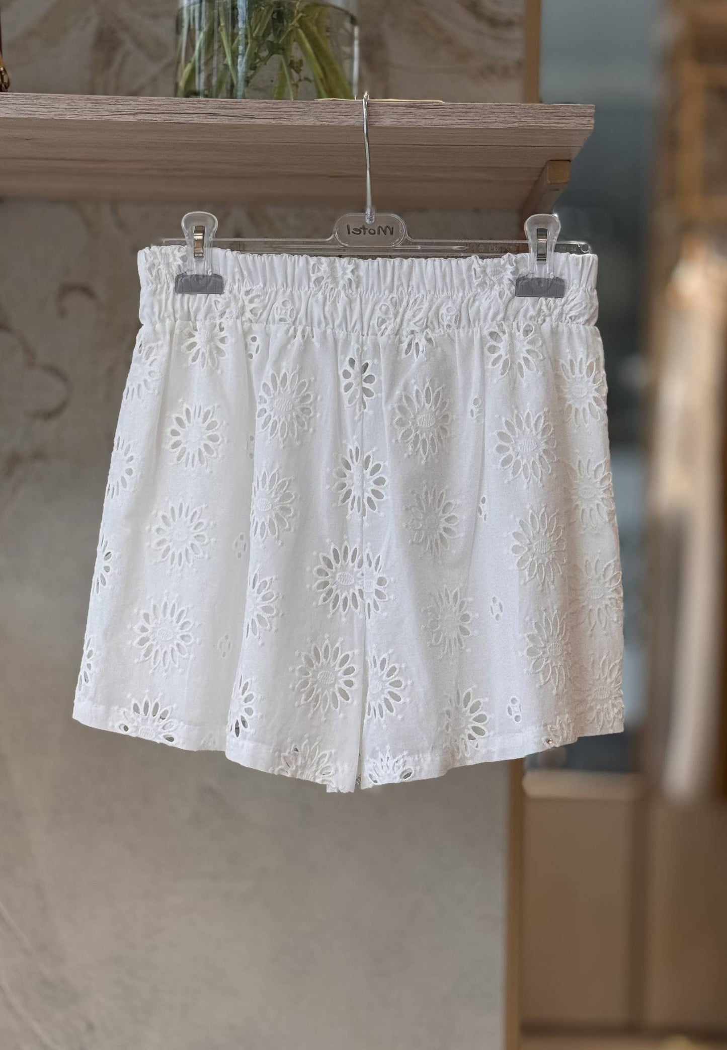 MOTEL - Short Pizzo San Gallo Bianco