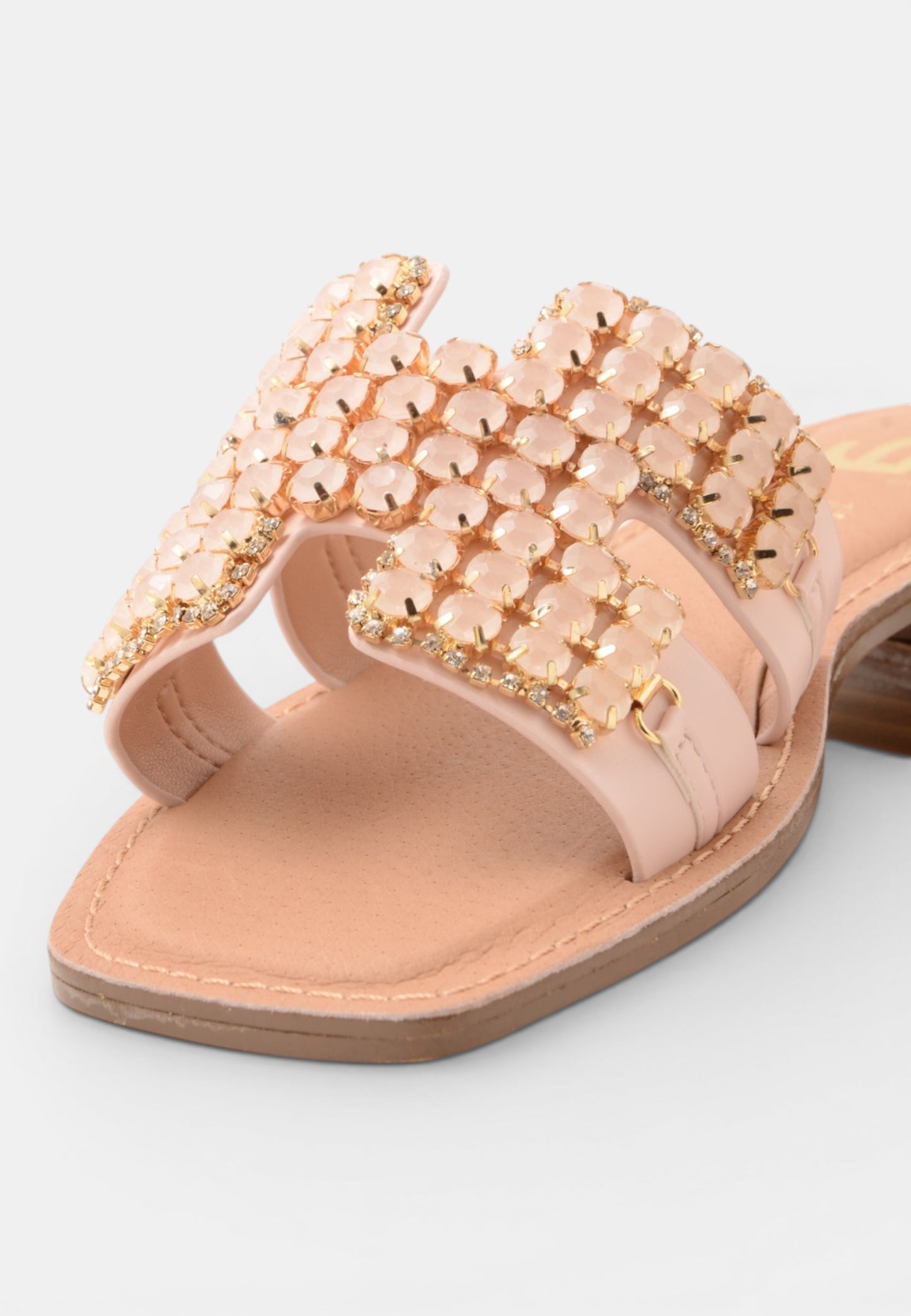 GOLD&GOLD - Ciabattina Strass Rosa