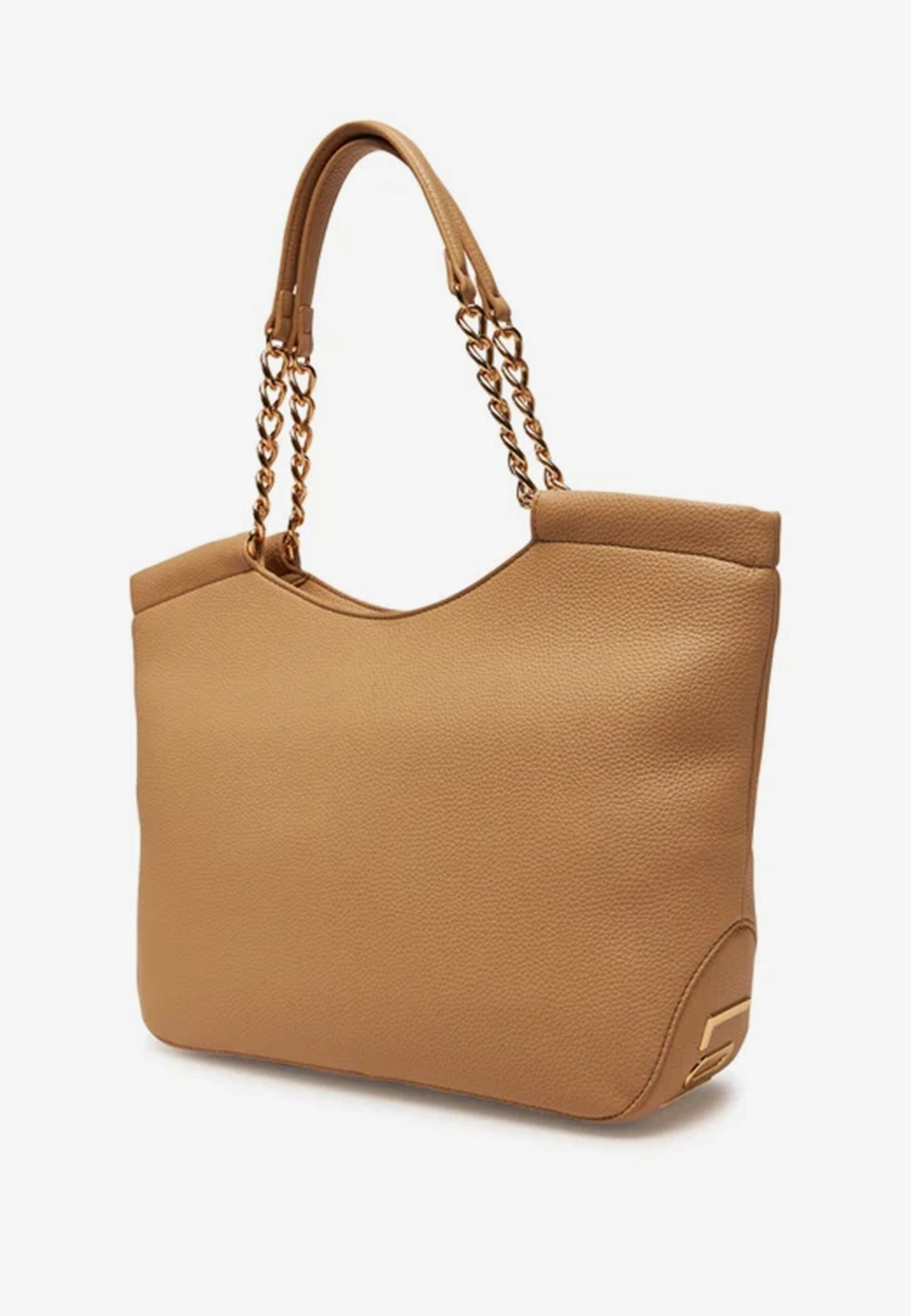 LOVE MOSCHINO - Shopping Bag Lettering Sabbia
