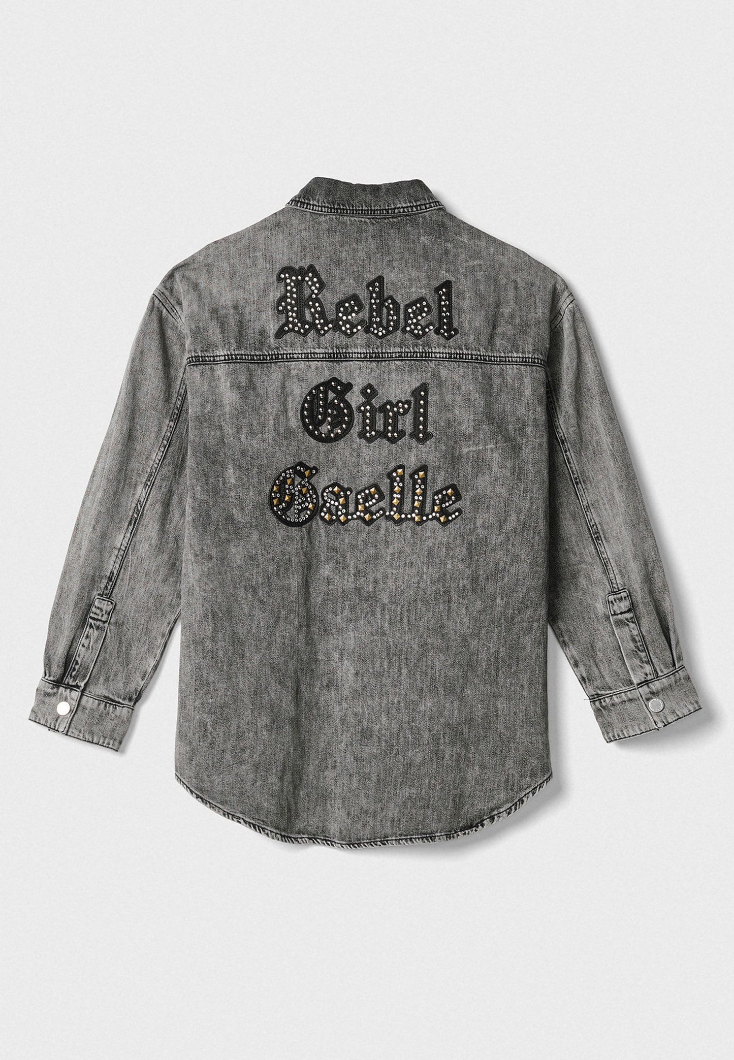 GAELLE - Camicia Denim Nero