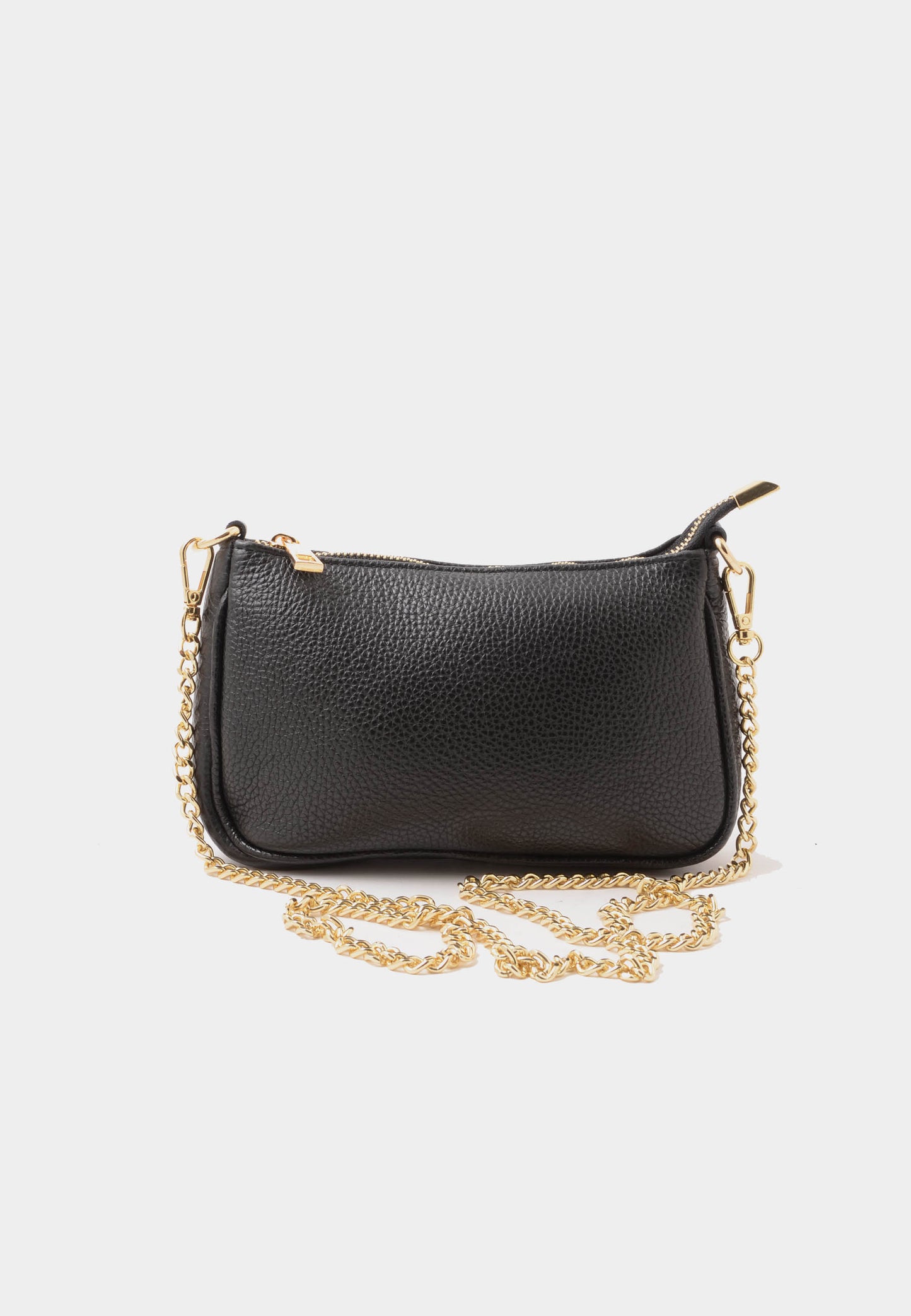 NUNZIA - Borsetta Vera Pelle ALICE Nero