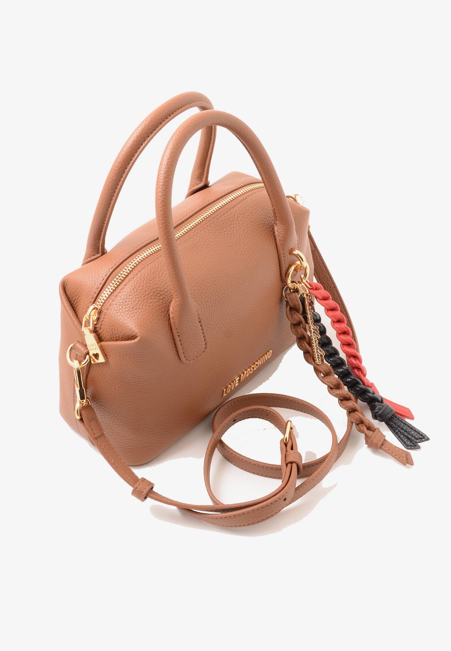 LOVE MOSCHINO - Borsa A Mano VERA PELLE Cammello