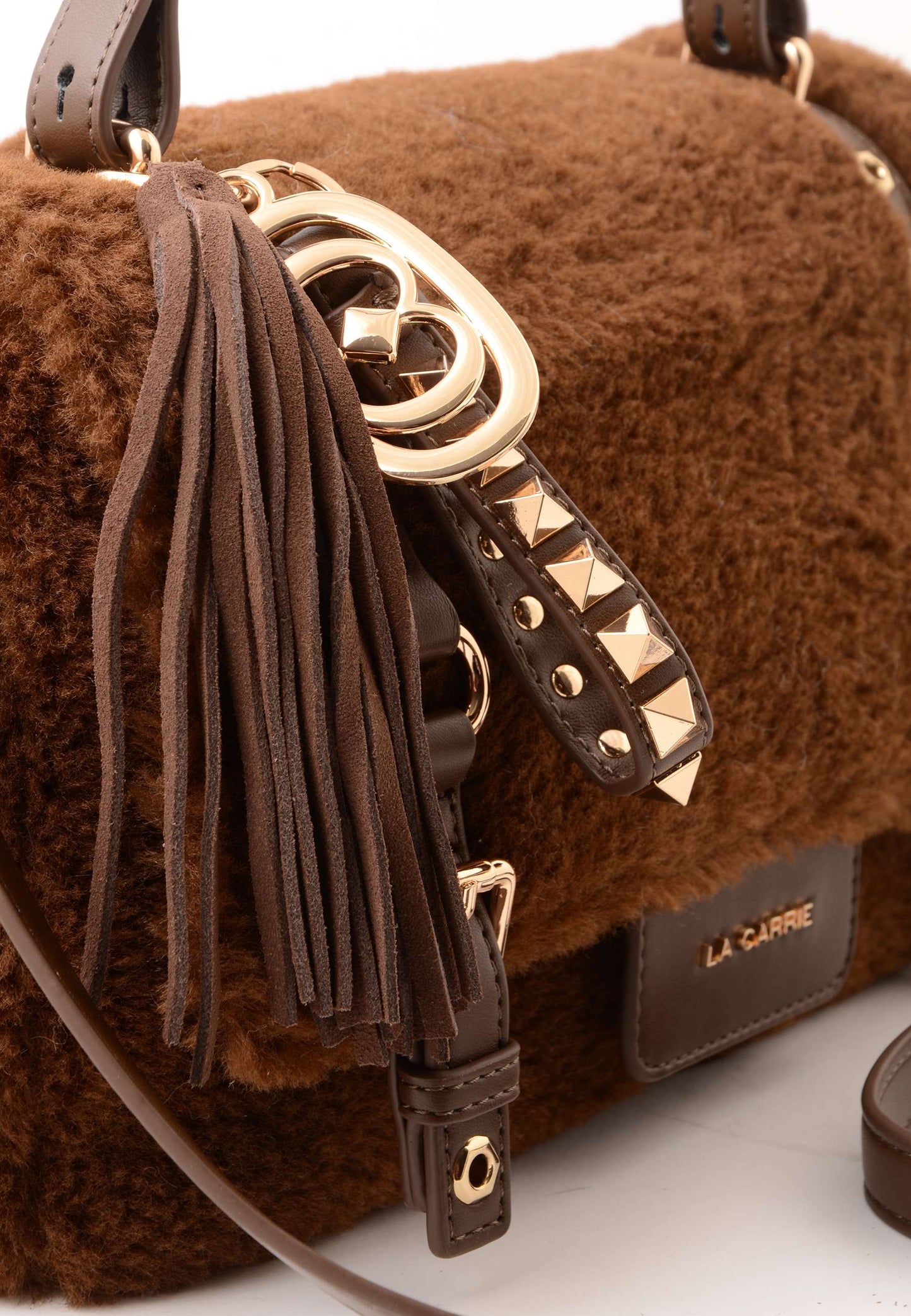 LA CARRIE - Shopping Bag Teddy Mocha