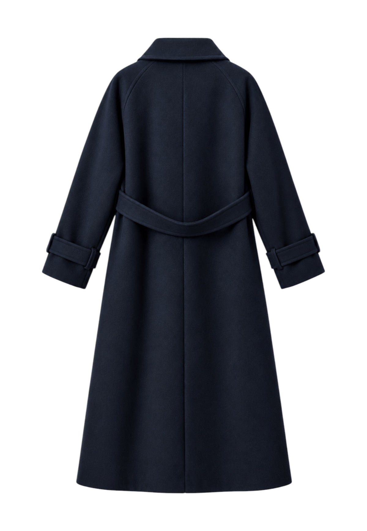 MOTEL - Cappotto Raglan Monopetto Blu