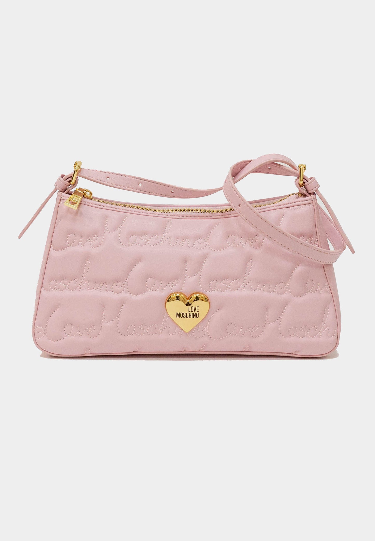 LOVE MOSCHINO - Borsa A Spalla Love Writing Rosa
