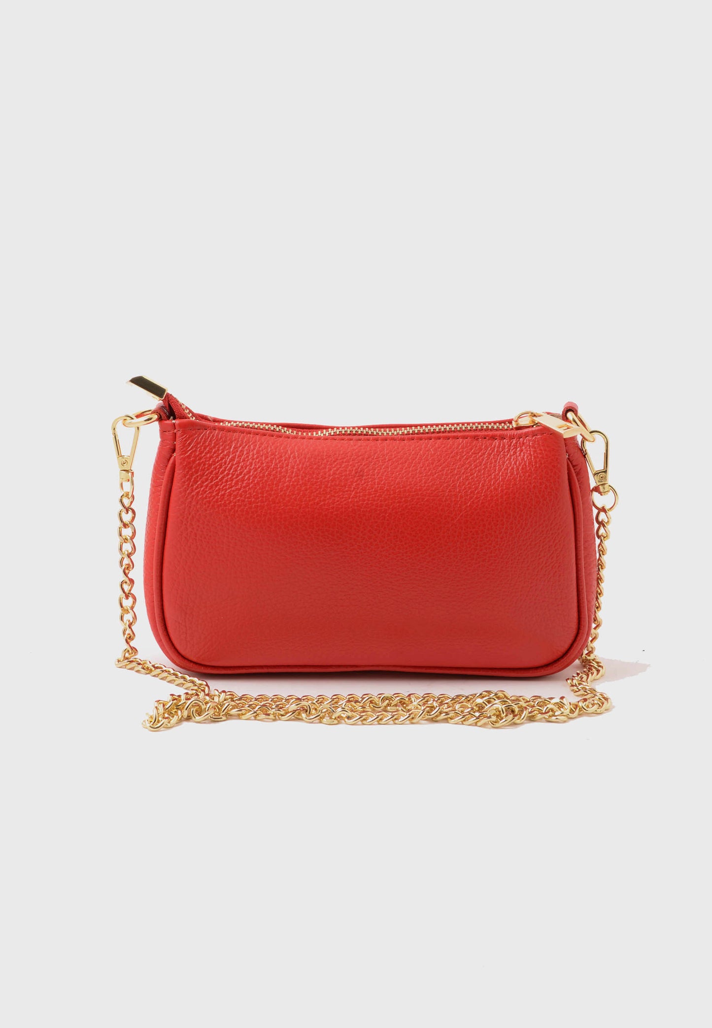 NUNZIA - Borsetta Vera Pelle ALICE Rosso