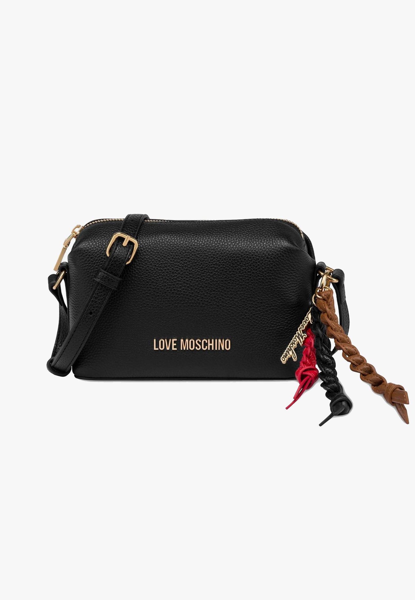 LOVE MOSCHINO - Borsetta Tracolla VERA PELLE Nero