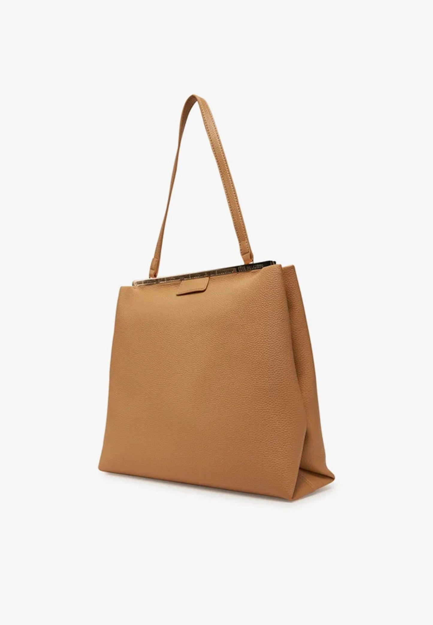 LOVE MOSCHINO - Borsa A Spalla Lettering Grande Sabbia