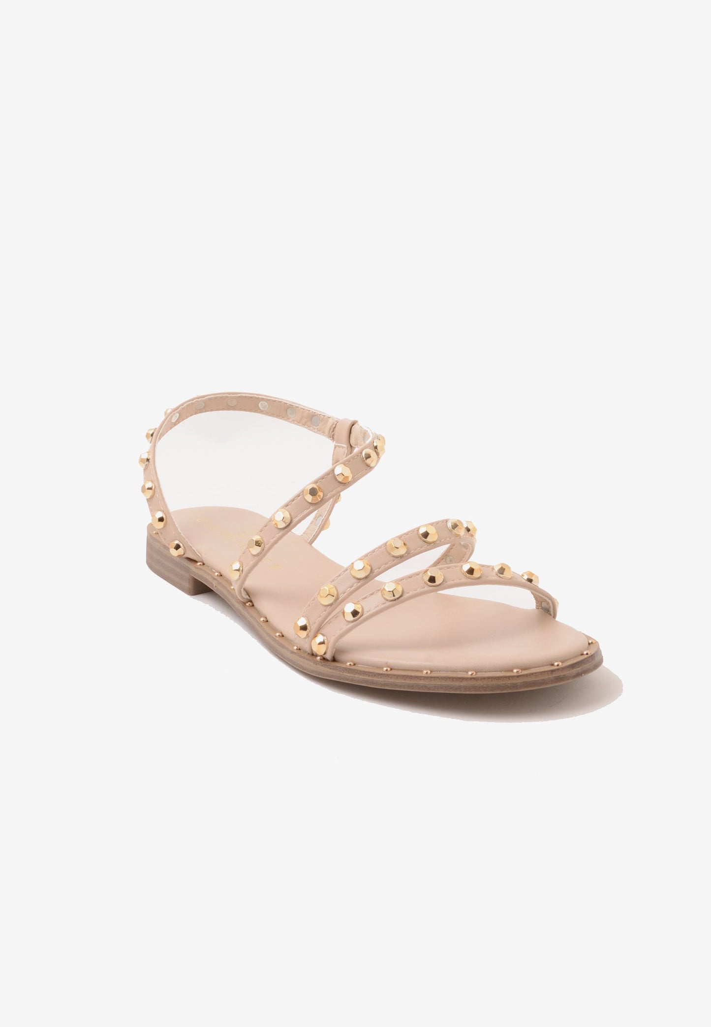 DIVINE FOLLIE - Sandalo Basso Borchie Rosa