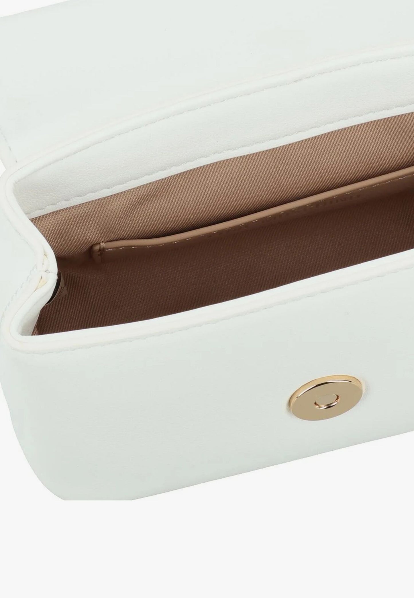 LOVE MOSCHINO - Mini Borsetta Strass Bianco