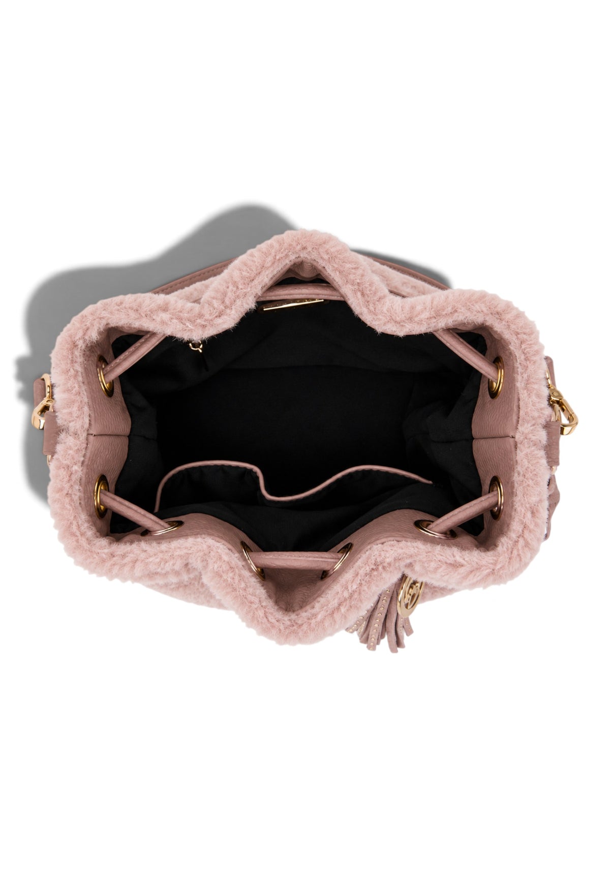 LA CARRIE - Borsa A Tracolla TEDDY ECO FUR Rosa