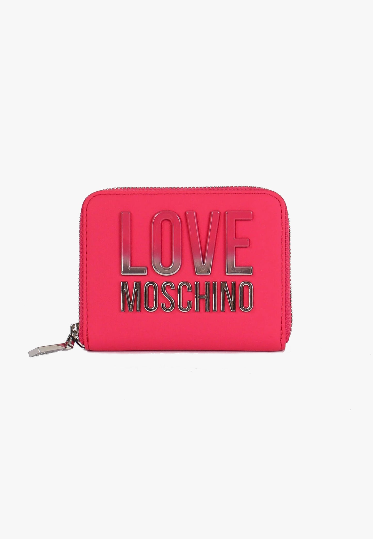 LOVE MOSCHINO - Portafoglio Zip Around Nuance Piccolo Fuxia