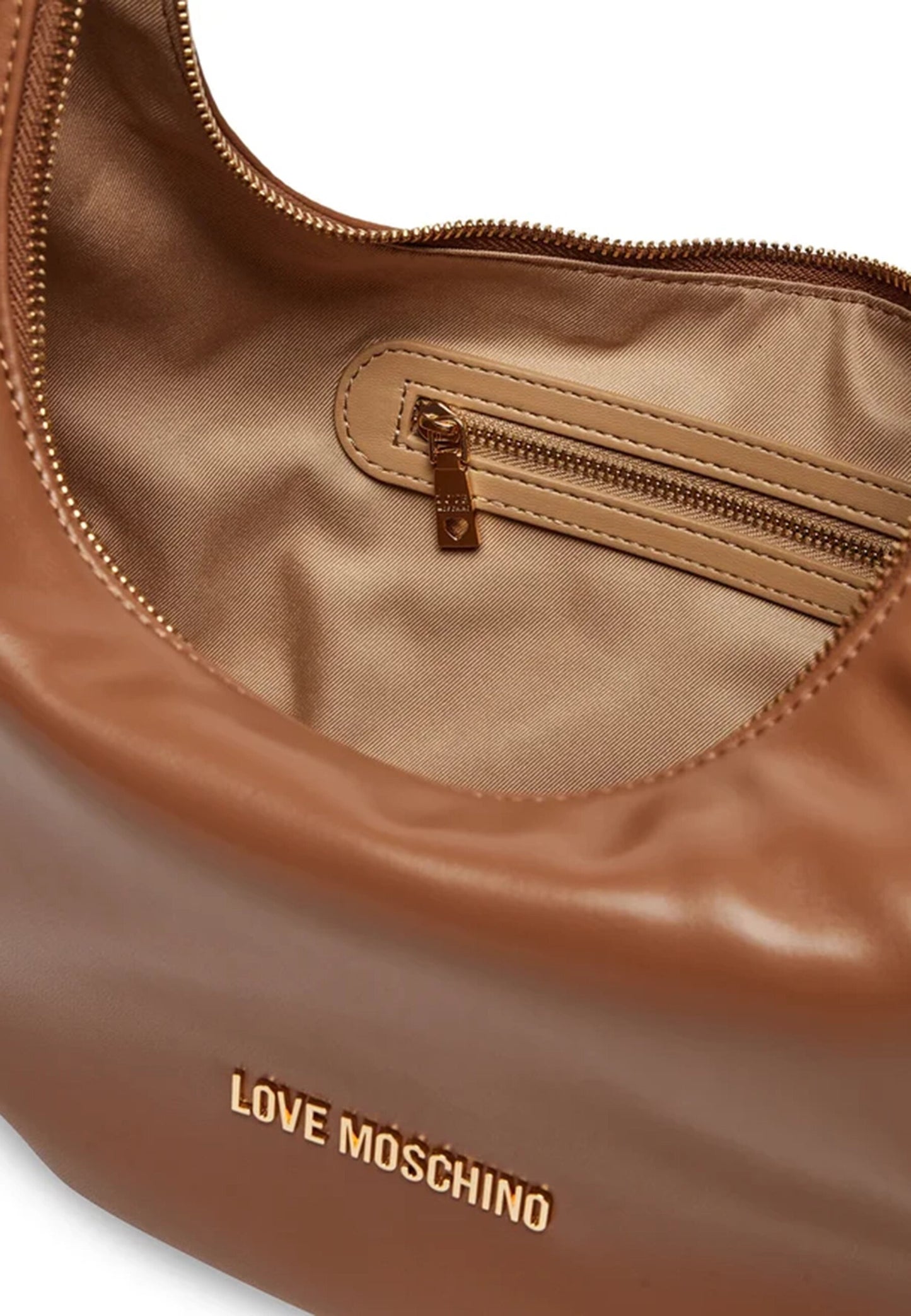LOVE MOSCHINO - Hobo Bag Cuore Cammello