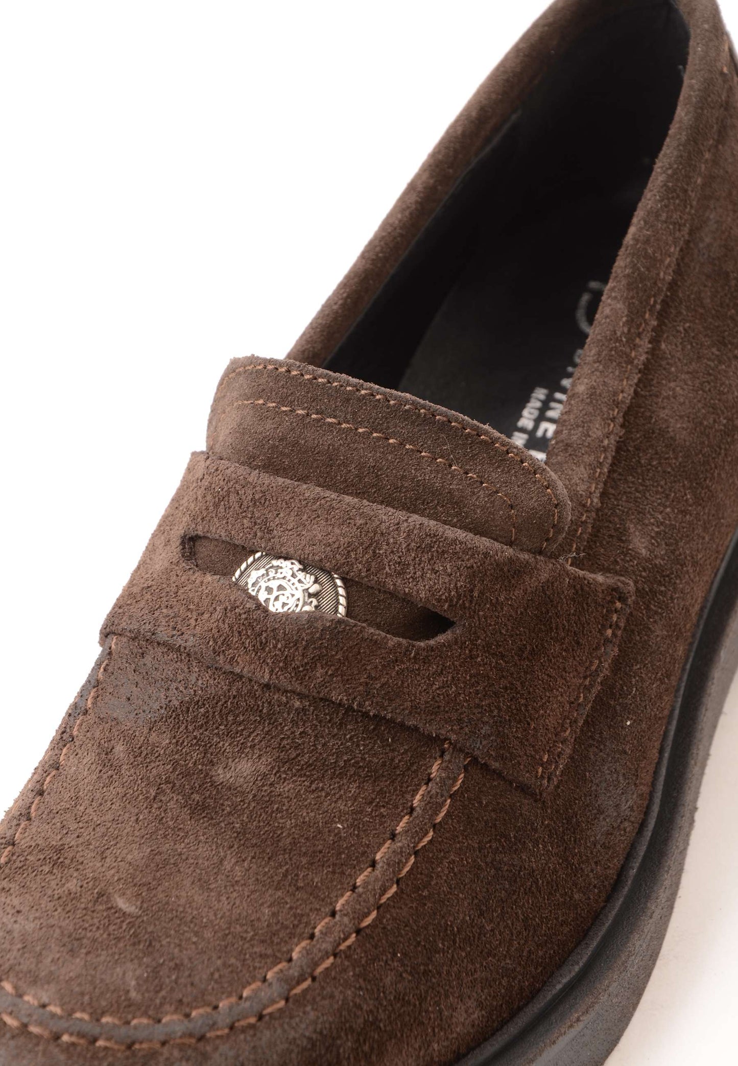 DIVINE FOLLIE - Mocassino Scamosciato Mocha