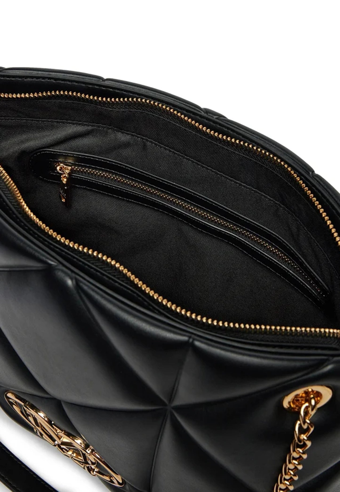 LOVE MOSCHINO - Borsa A spalla Embossed Grande Nero