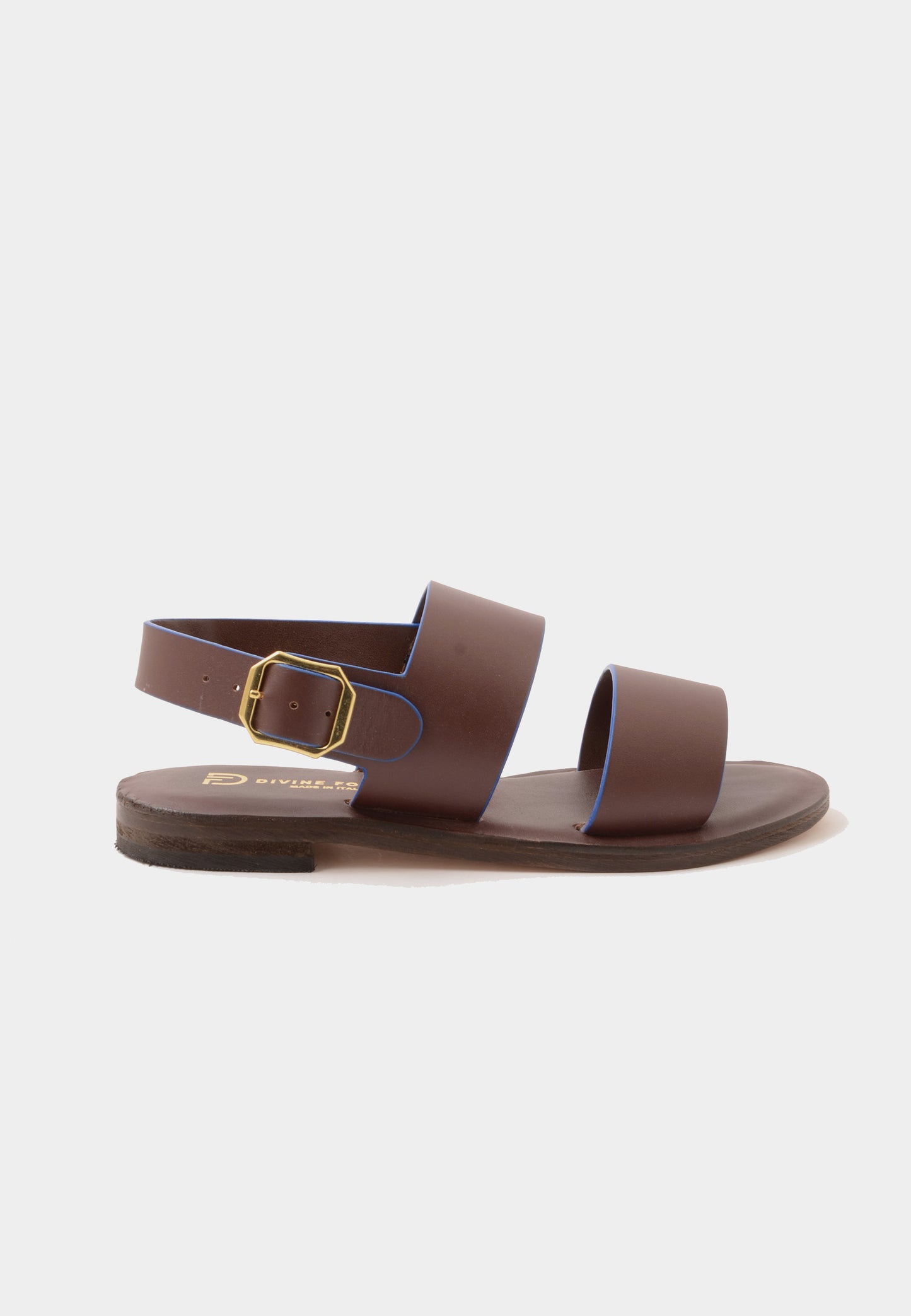 DIVINE FOLLIE - Sandalo Doppia Fascia Moro