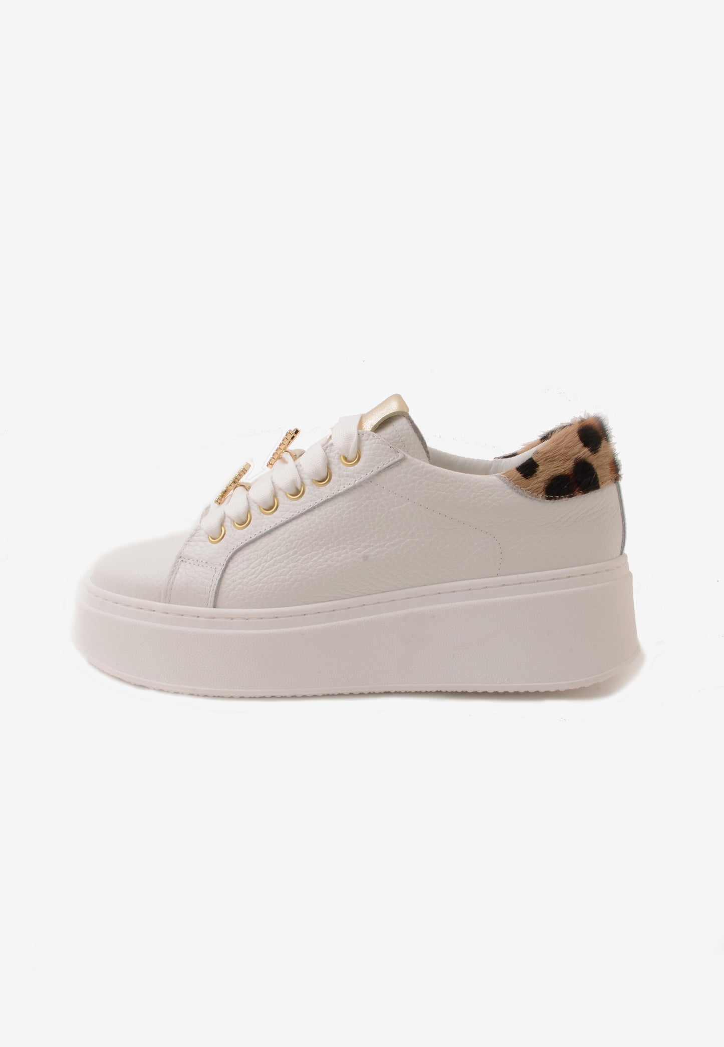DIVINE FOLLIE - Sneakers Love Bijoux Bianco