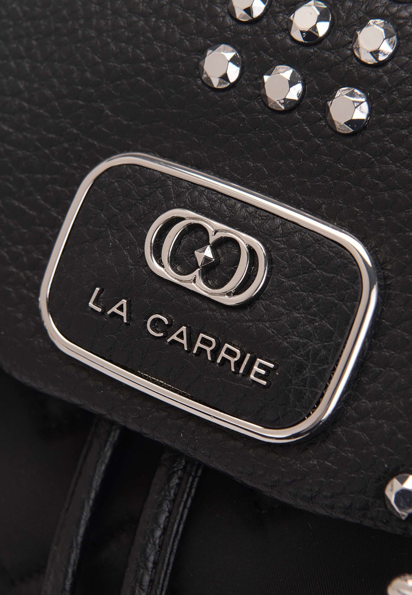 LA CARRIE - Zaino Nylon Borchie Nero