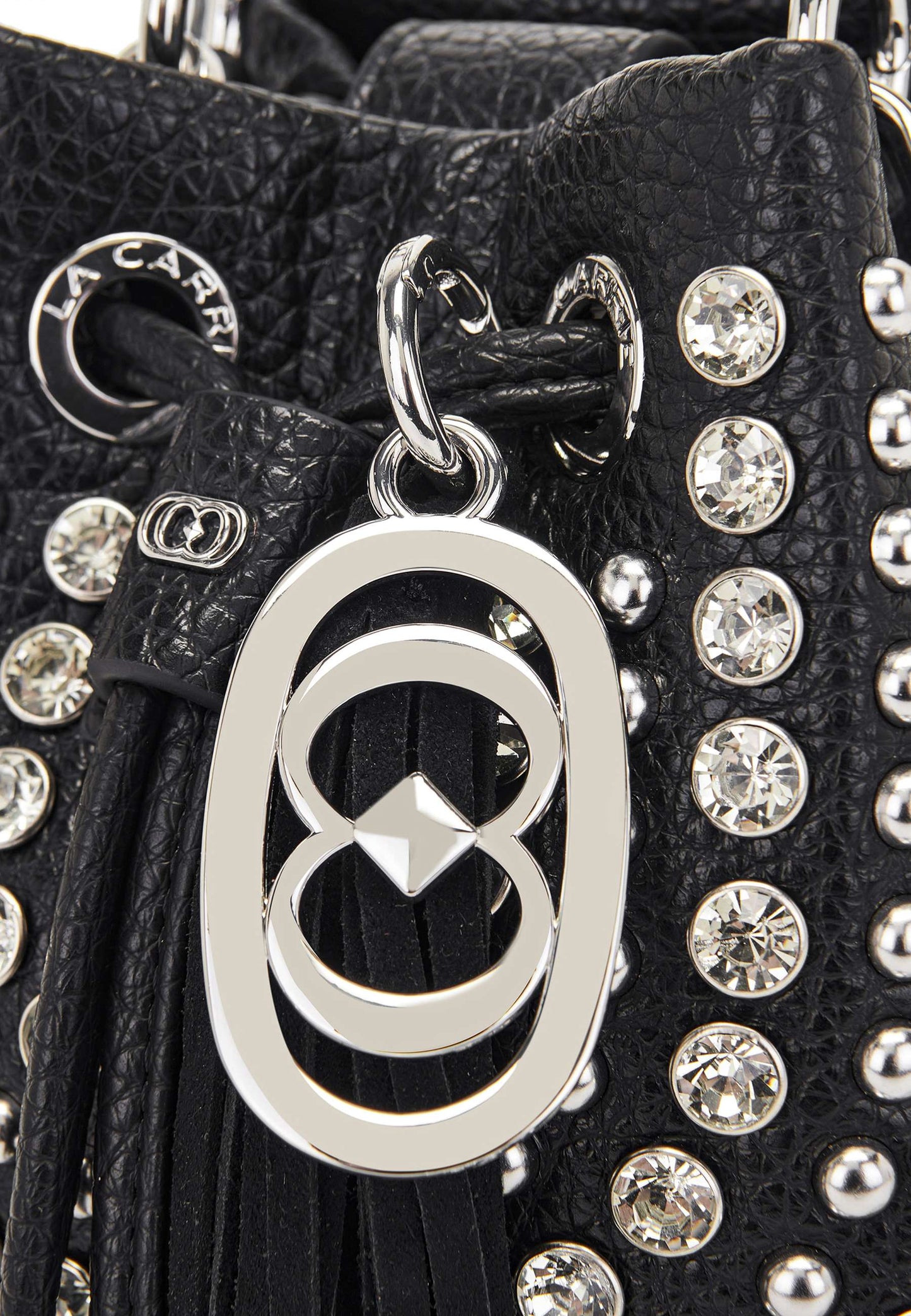 LA CARRIE - Secchiello Strass Andromeda Piccolo Black