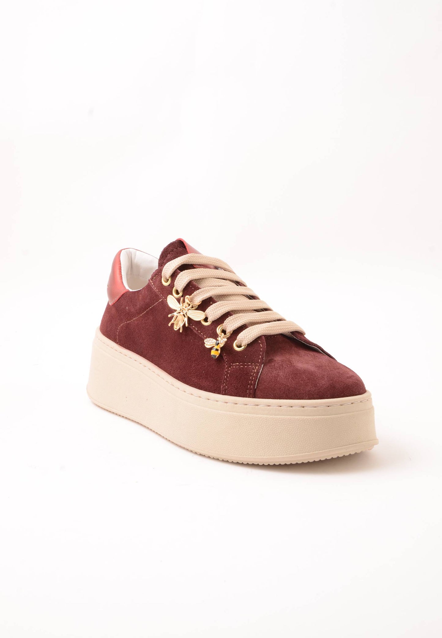DIVINE FOLLIE - Sneakers Camoscio Bijoux Barolo