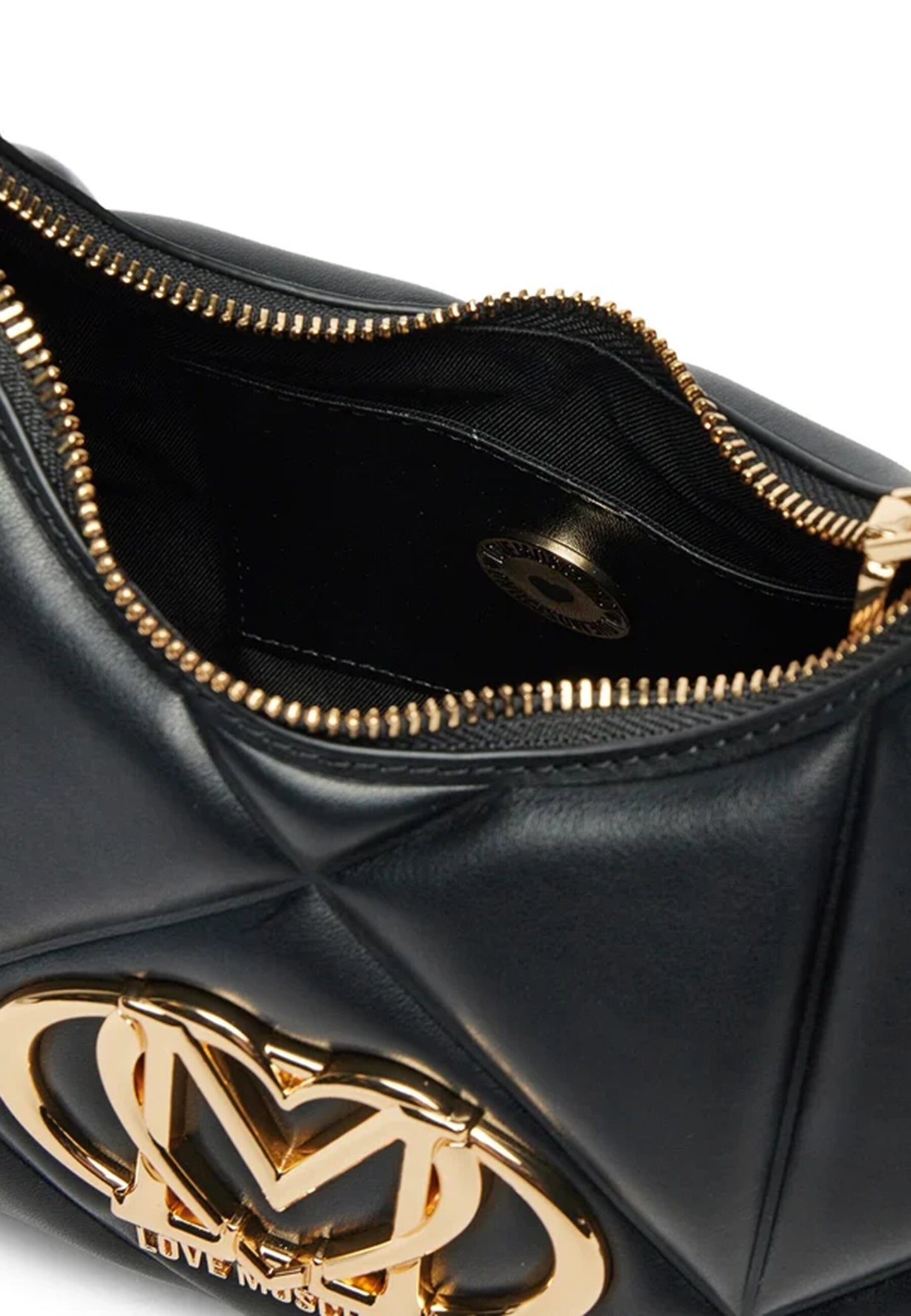 LOVE MOSCHINO - Hobo Bag Embossed Nero