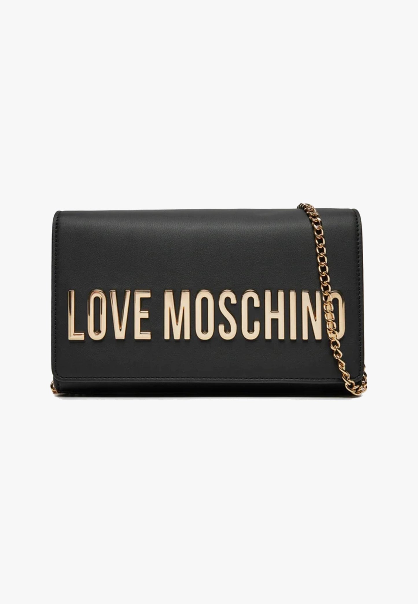 LOVE MOSCHINO - Borsetta A Tracolla Lettering Nero